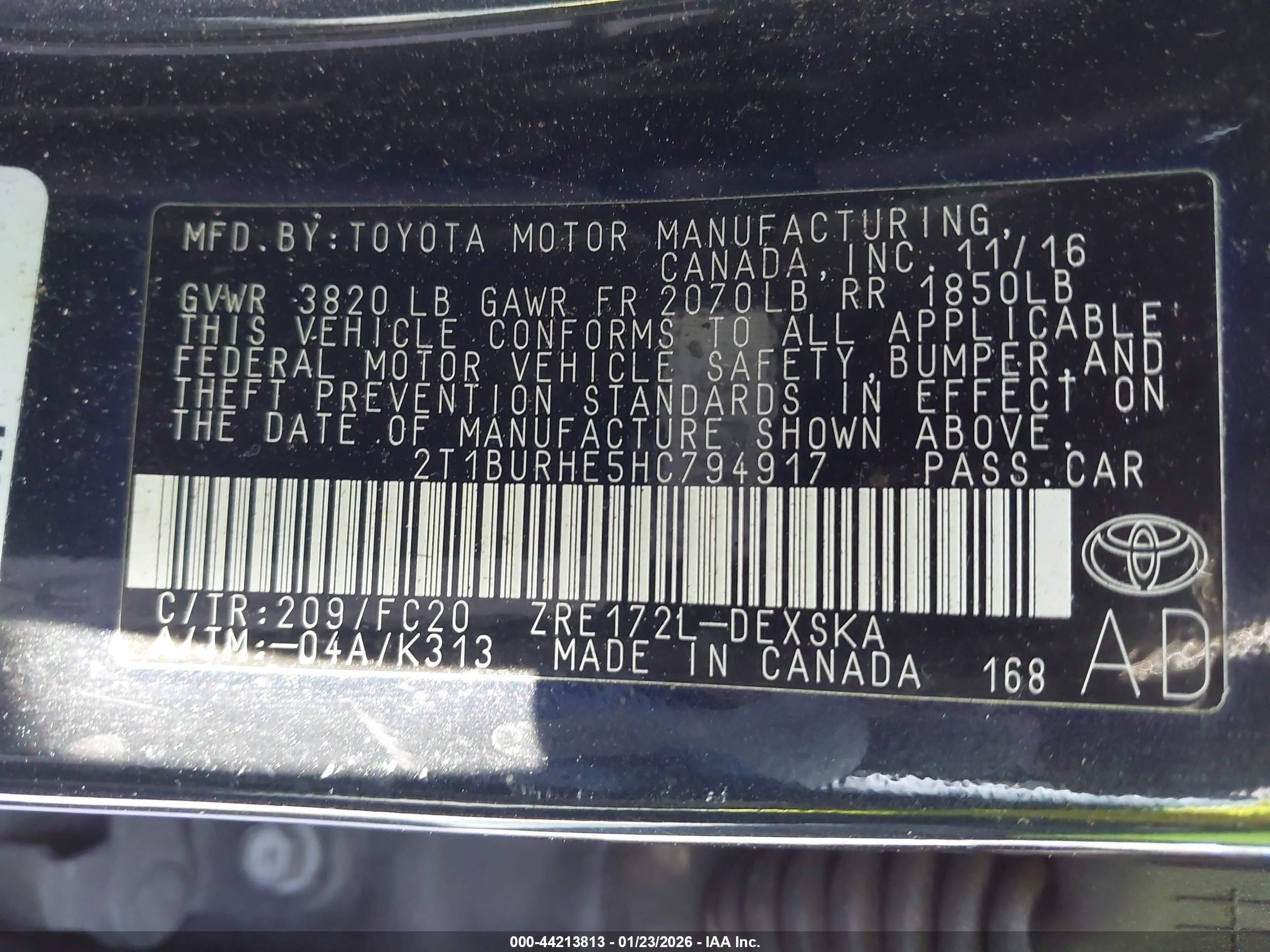 TOYOTA COROLLA image 9