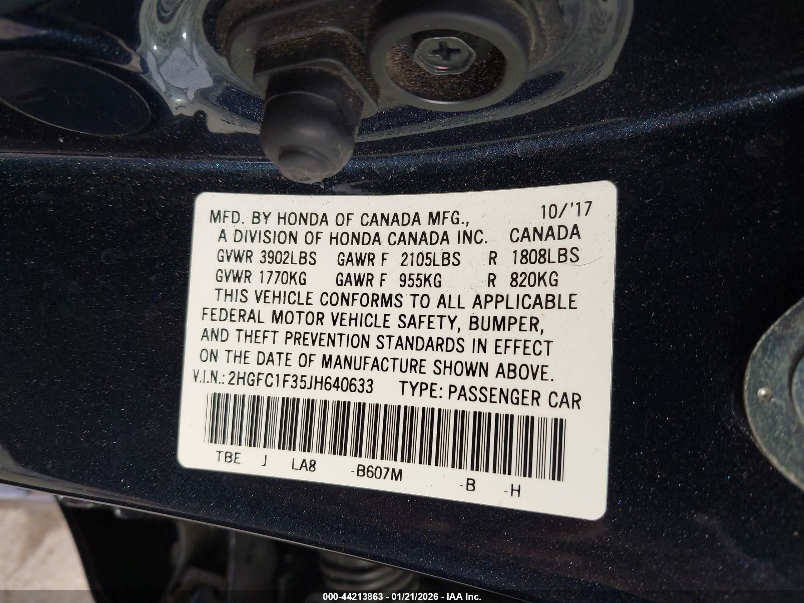 HONDA CIVIC image 9