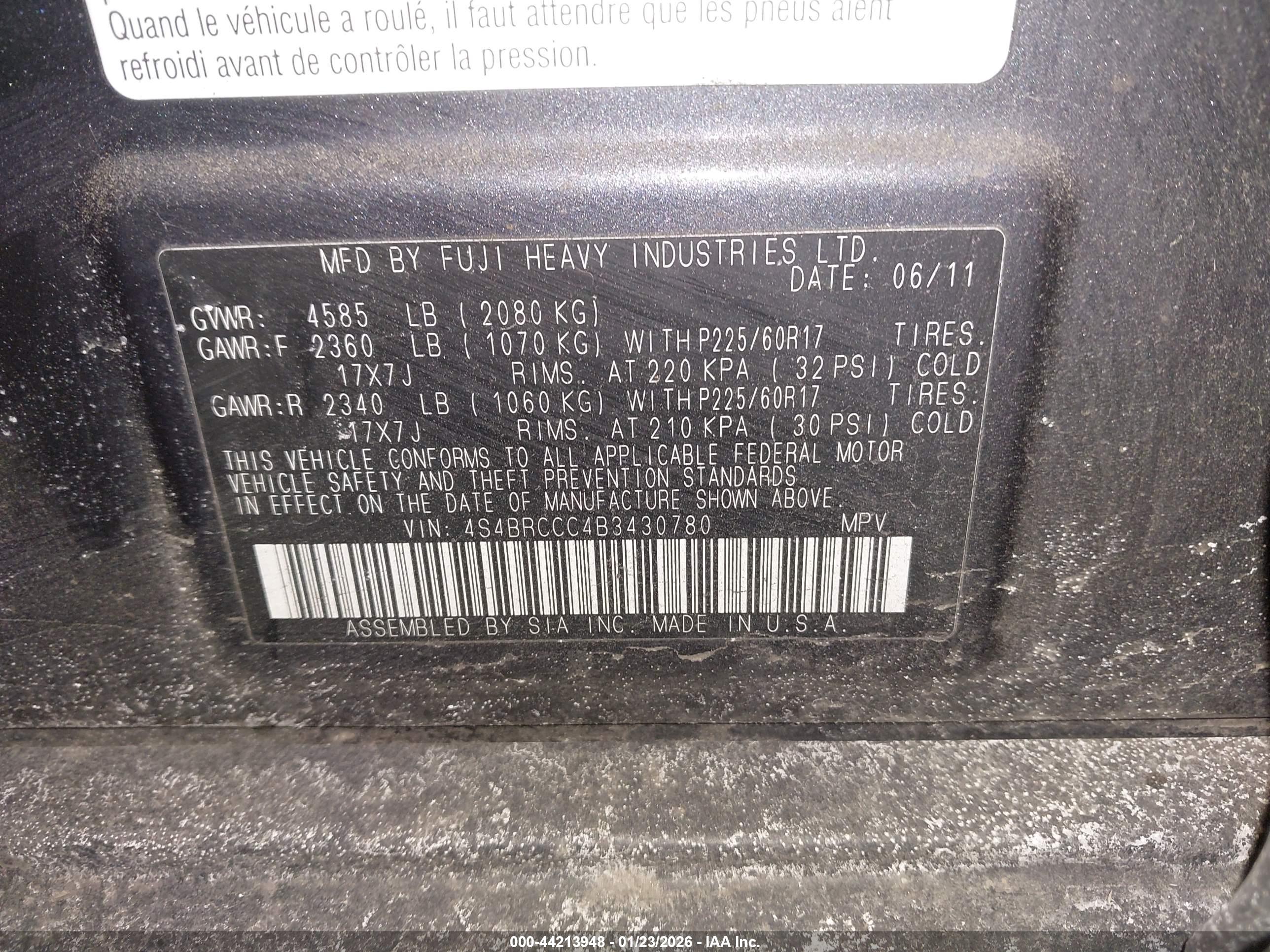 SUBARU OUTBACK image 9