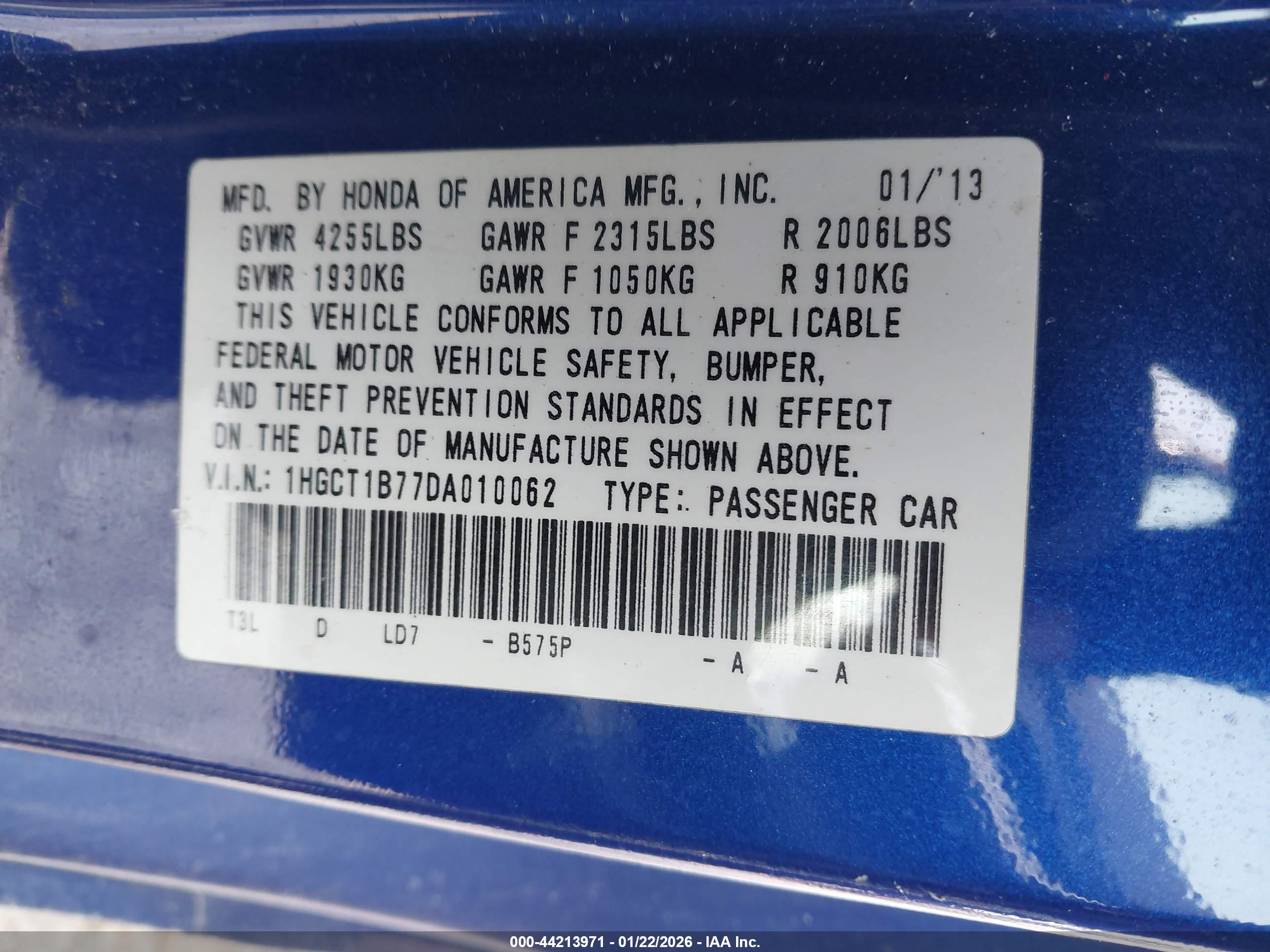 HONDA ACCORD image 9