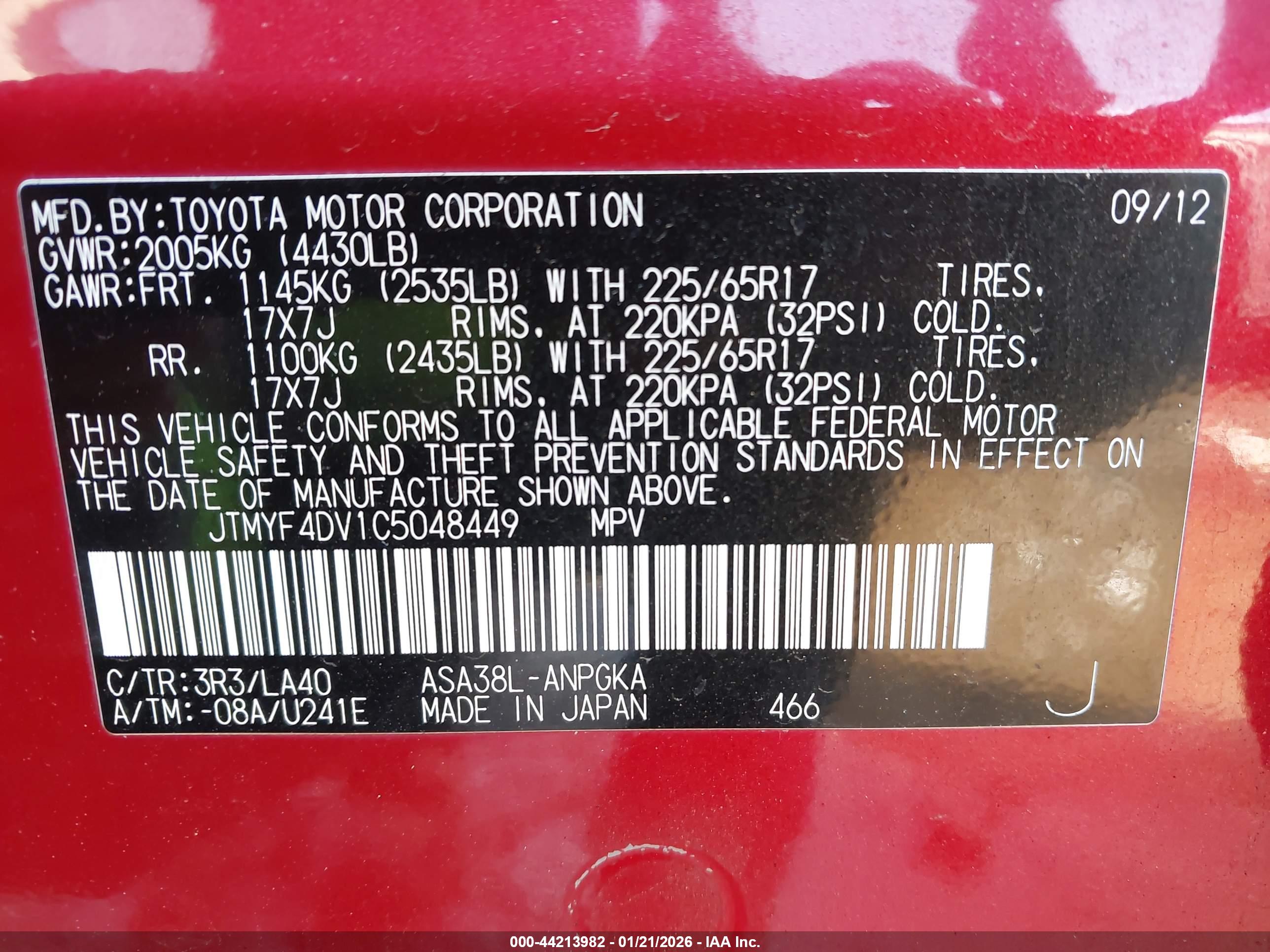 TOYOTA RAV4 image 9