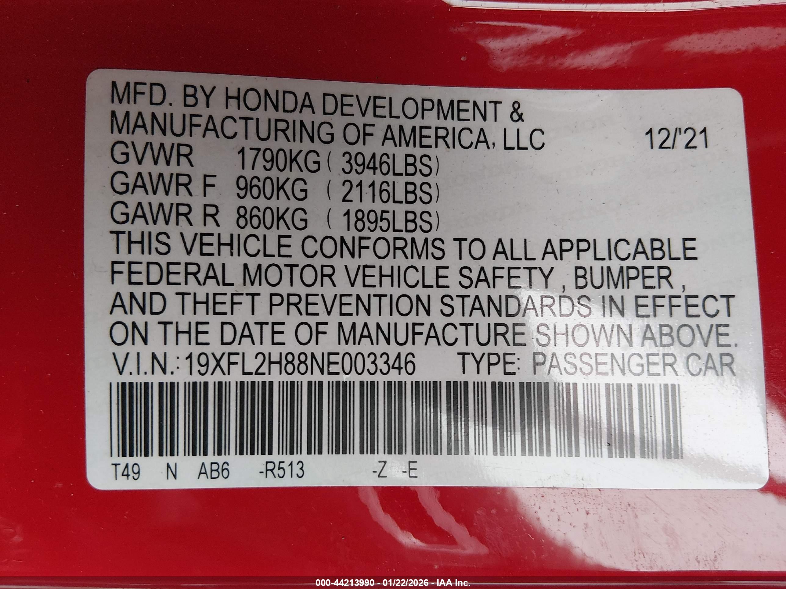 HONDA CIVIC image 9
