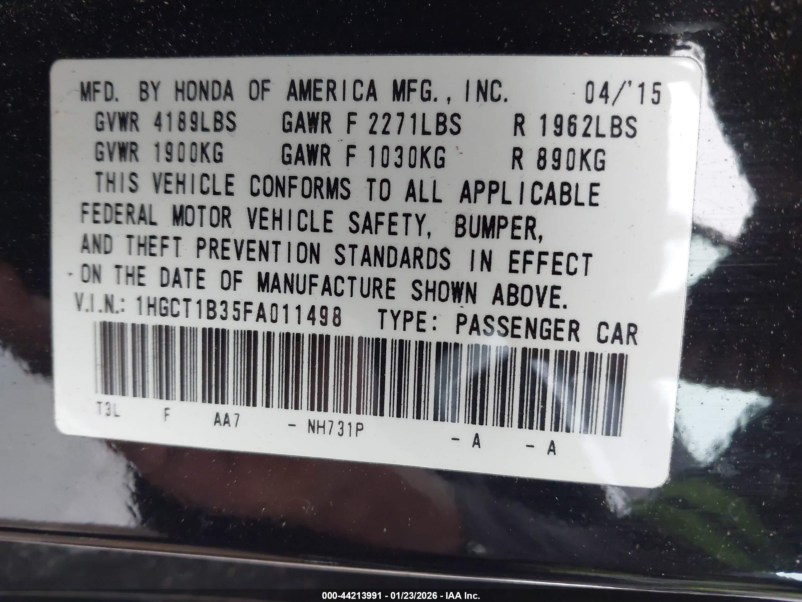 HONDA ACCORD image 9