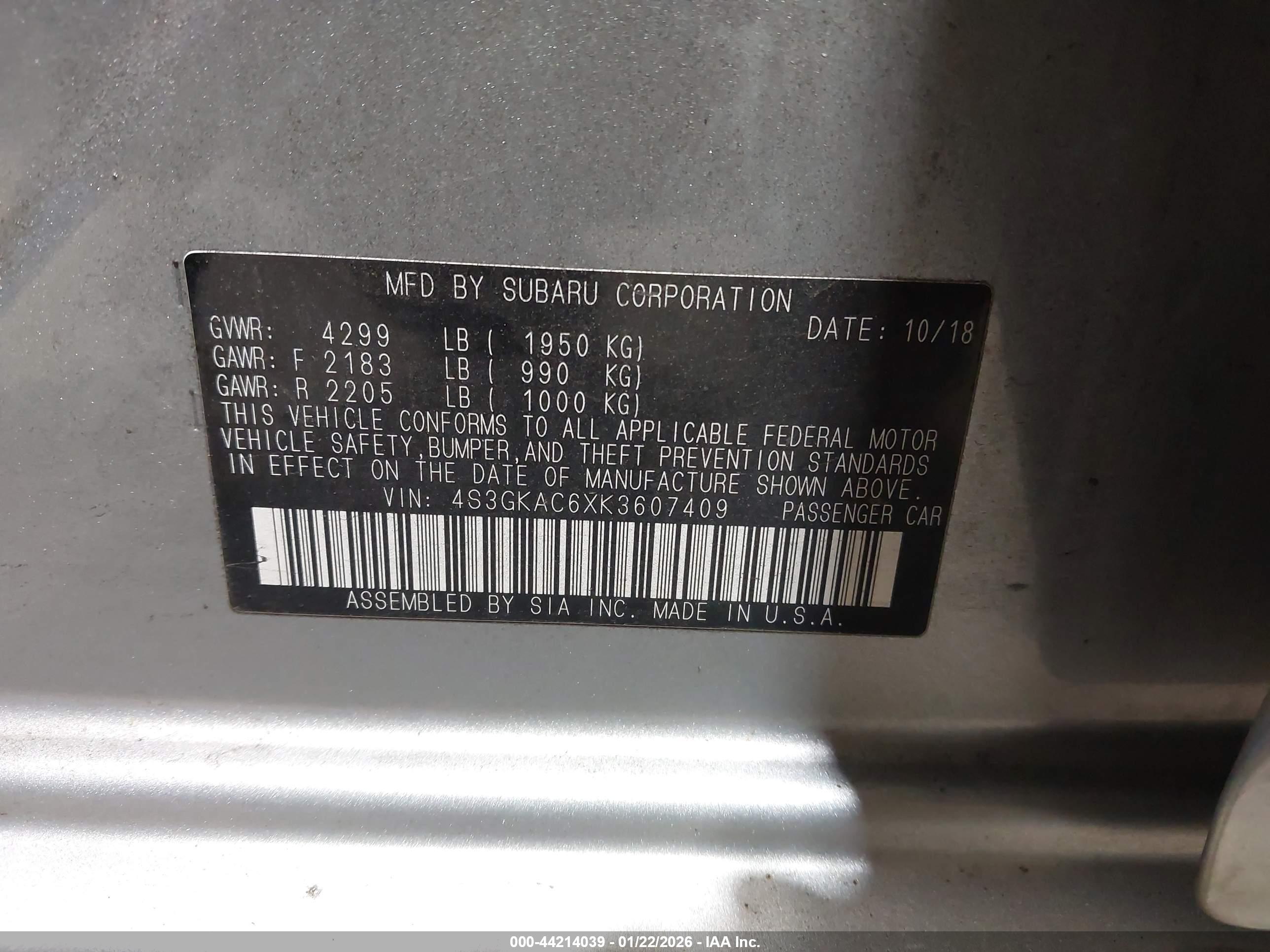SUBARU IMPREZA image 9