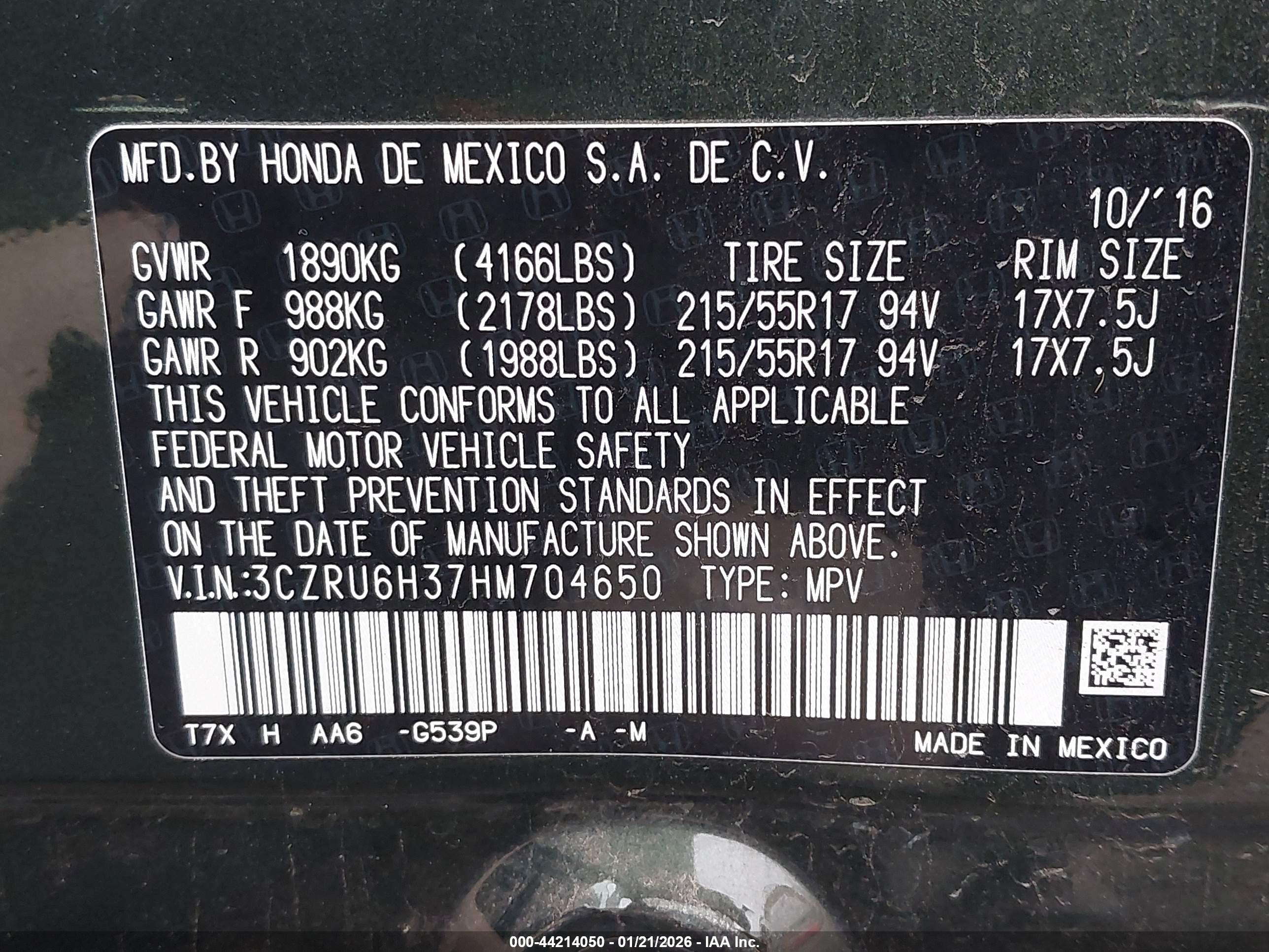HONDA HR-V image 9