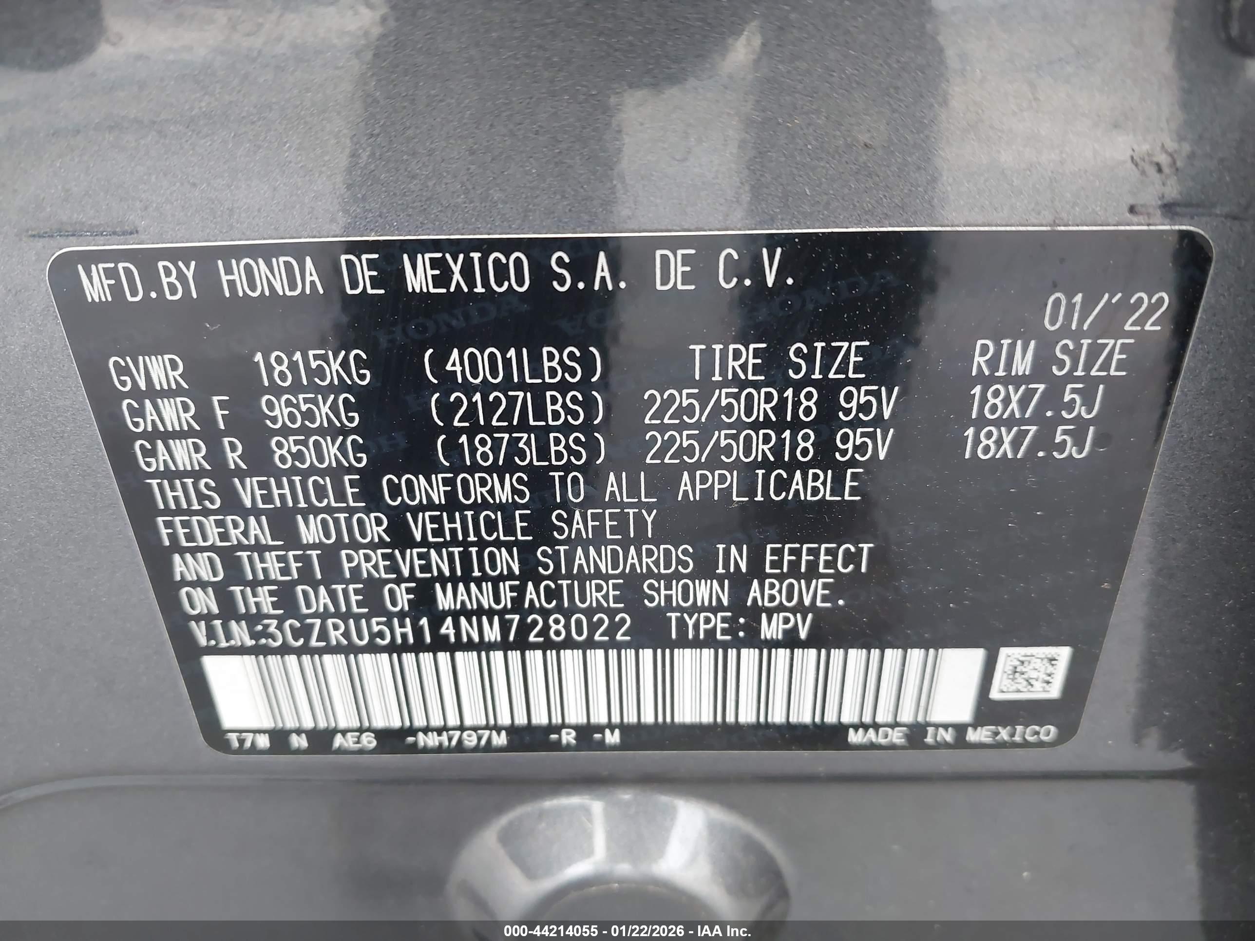 HONDA HR-V image 9