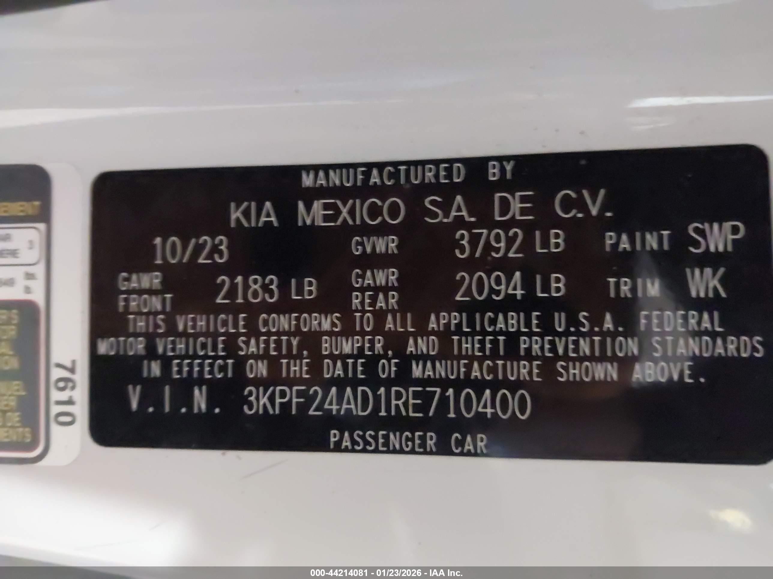 KIA FORTE image 9