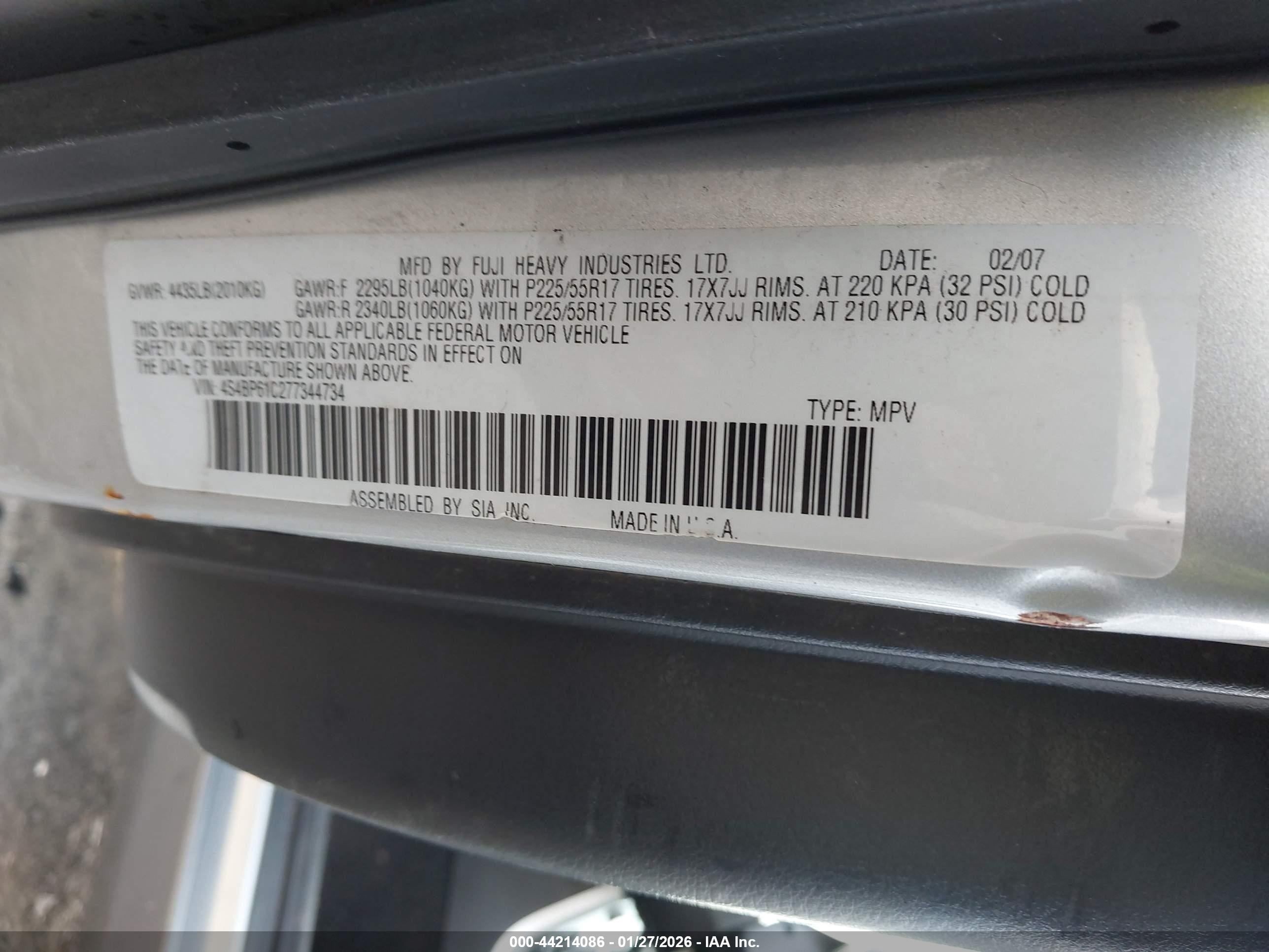 SUBARU OUTBACK image 9