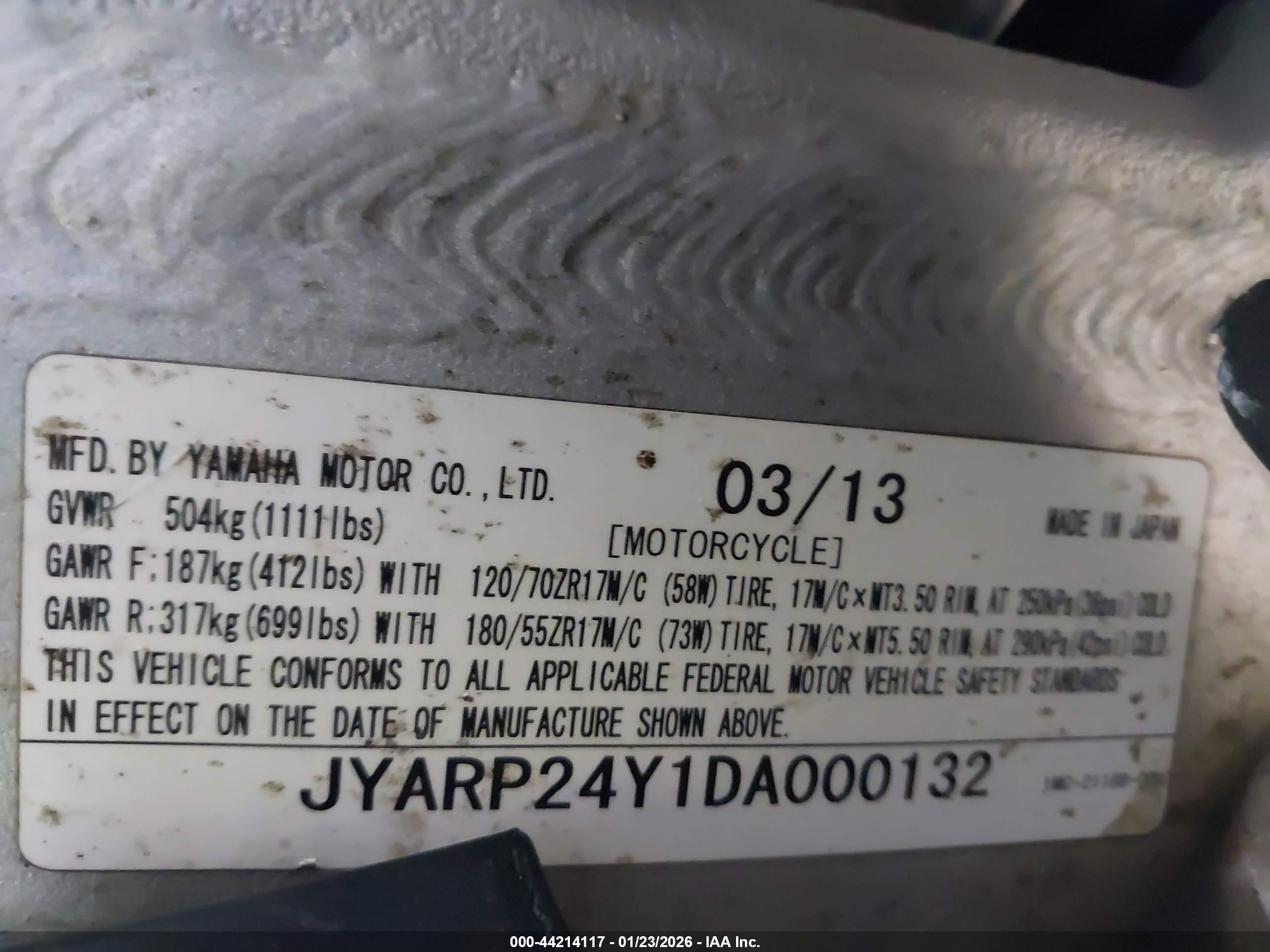 YAMAHA FJR1300 image 10