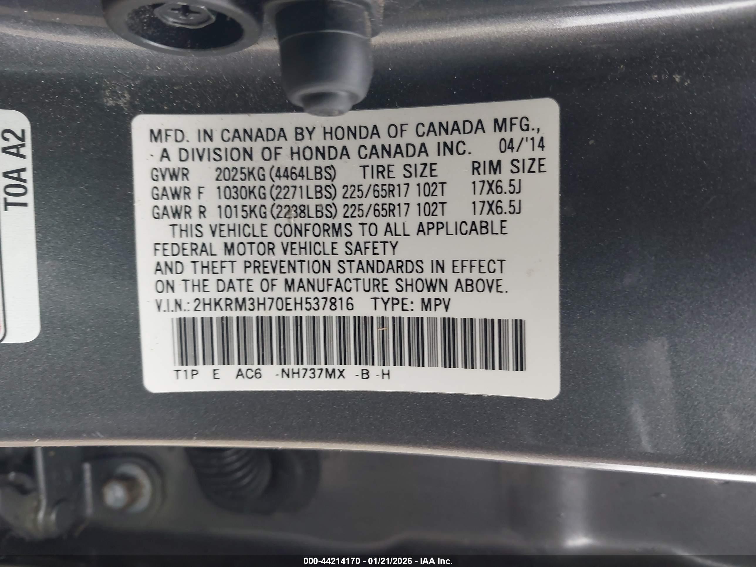 HONDA CR-V image 9