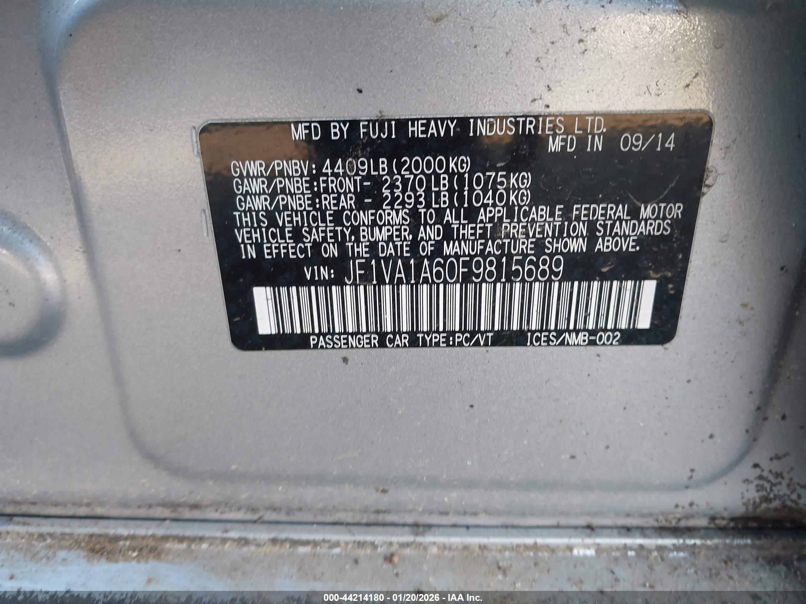 SUBARU WRX image 9