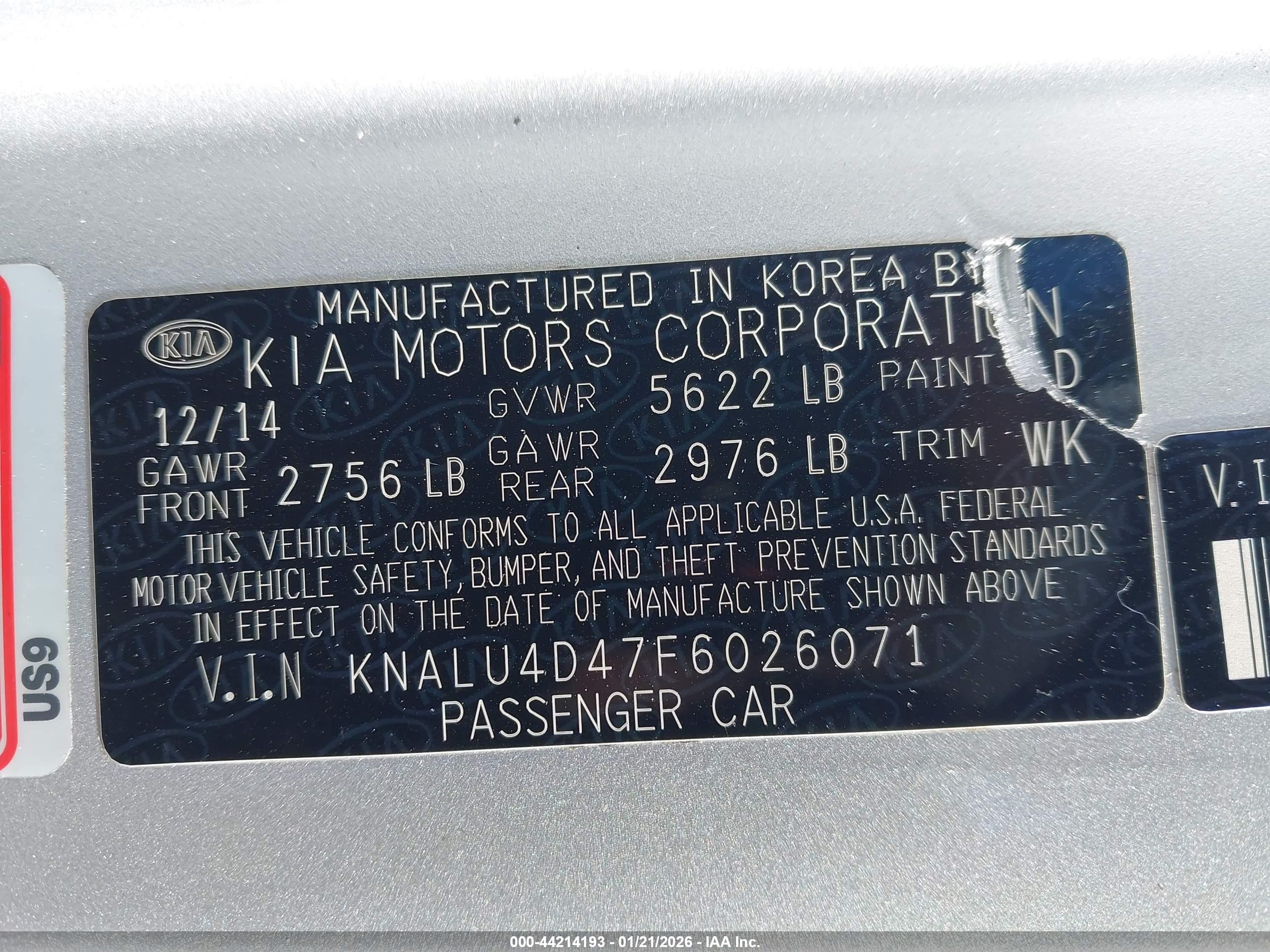 KIA K900 image 9