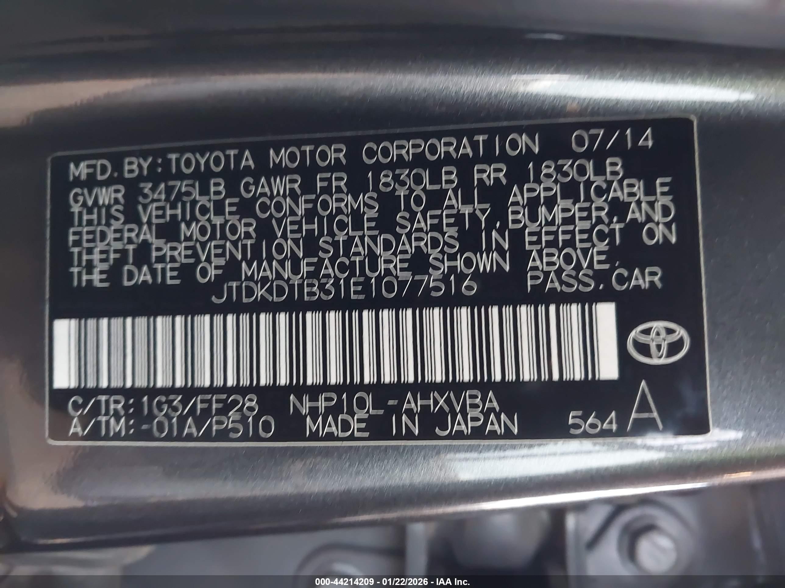 TOYOTA PRIUS image 9