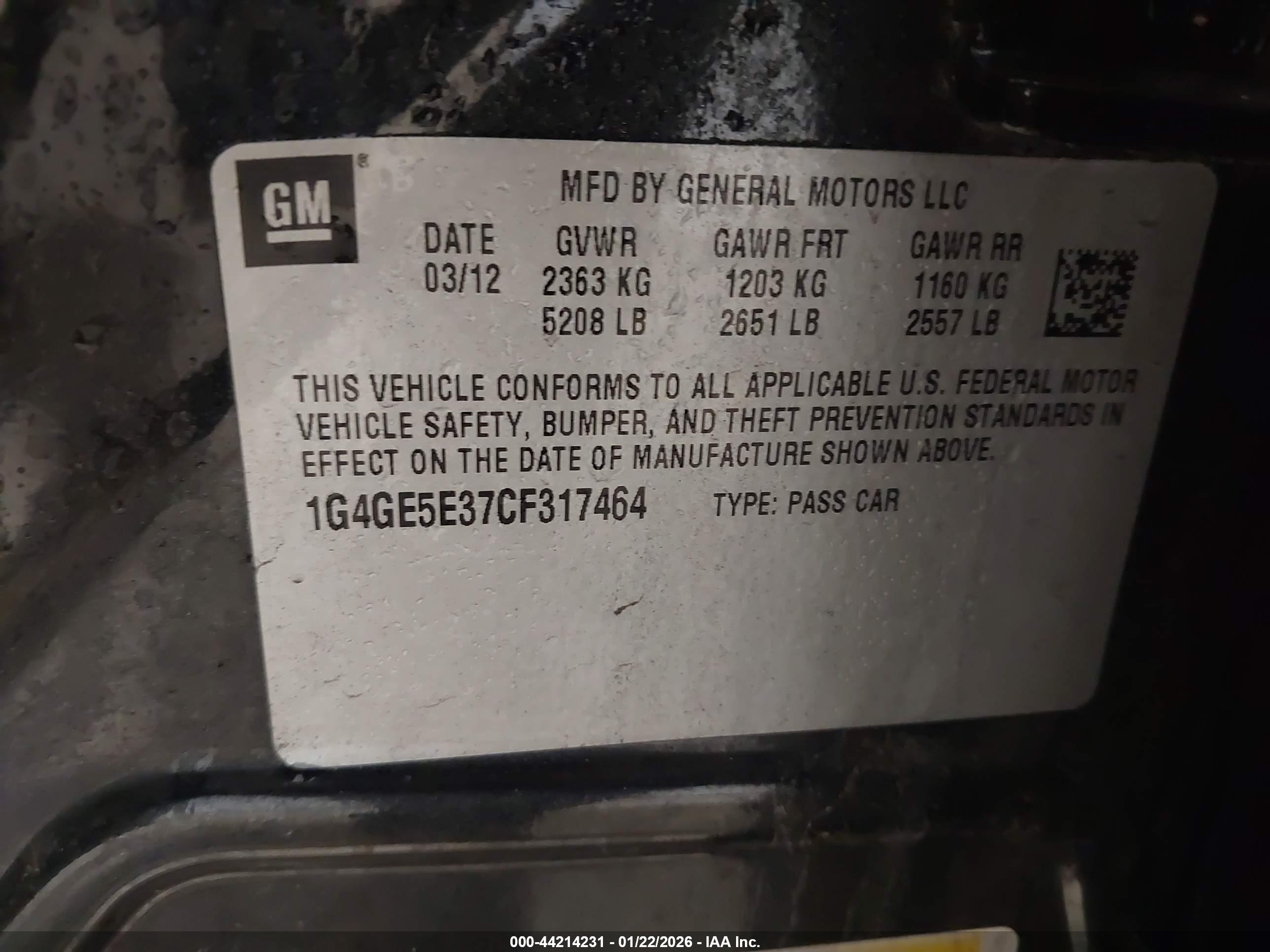 BUICK LACROSSE image 9