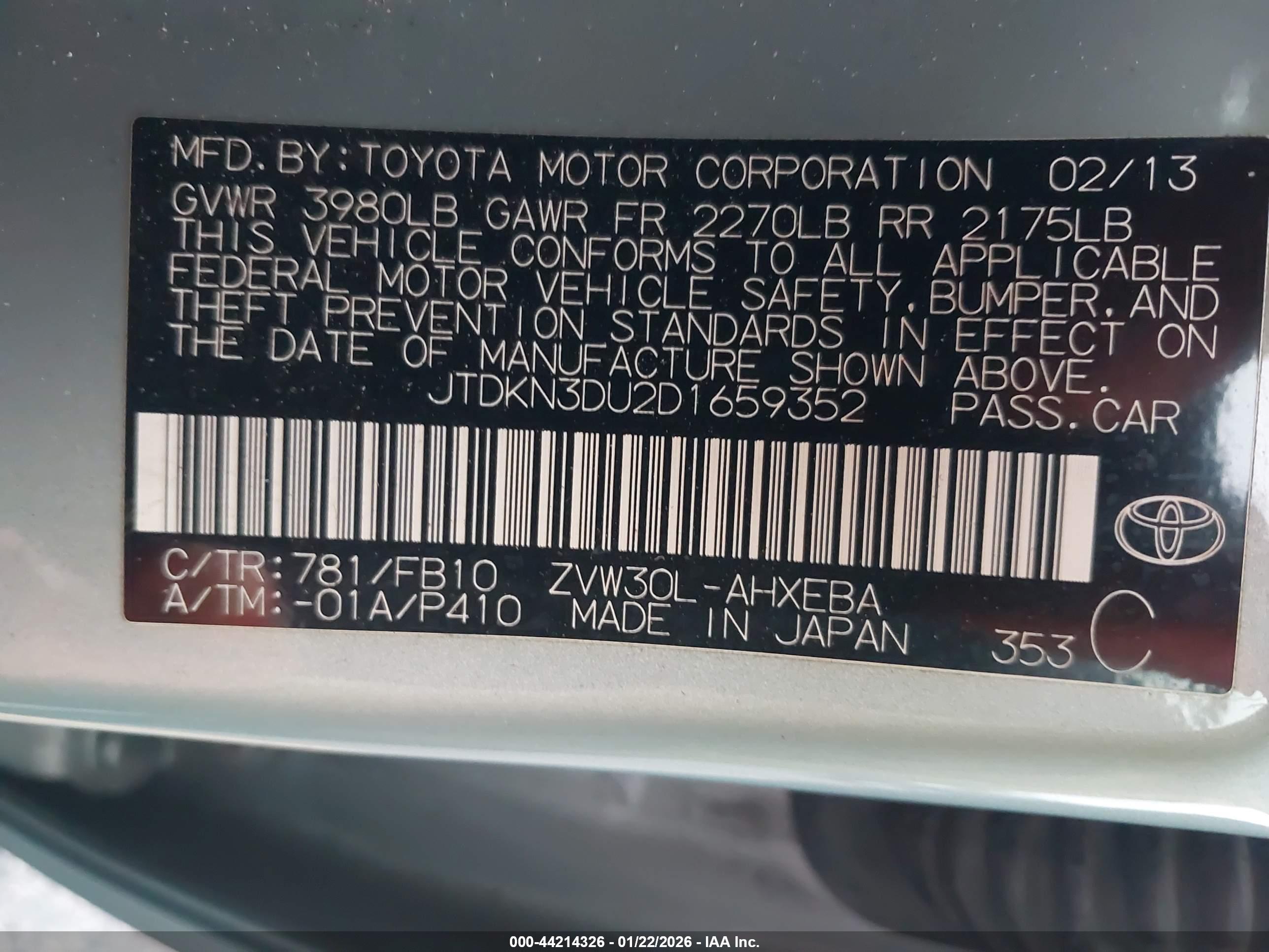 TOYOTA PRIUS image 9