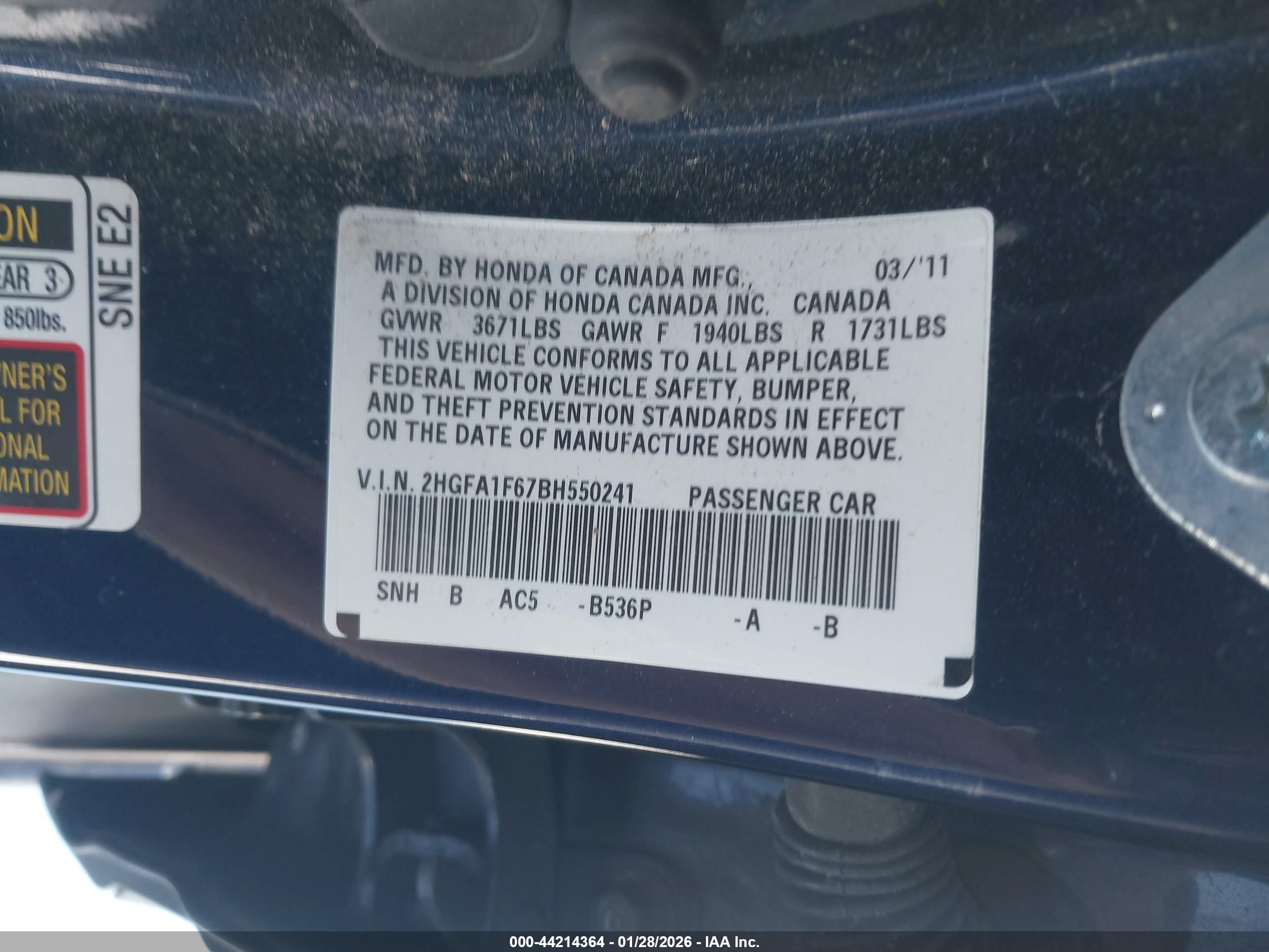 HONDA CIVIC image 9