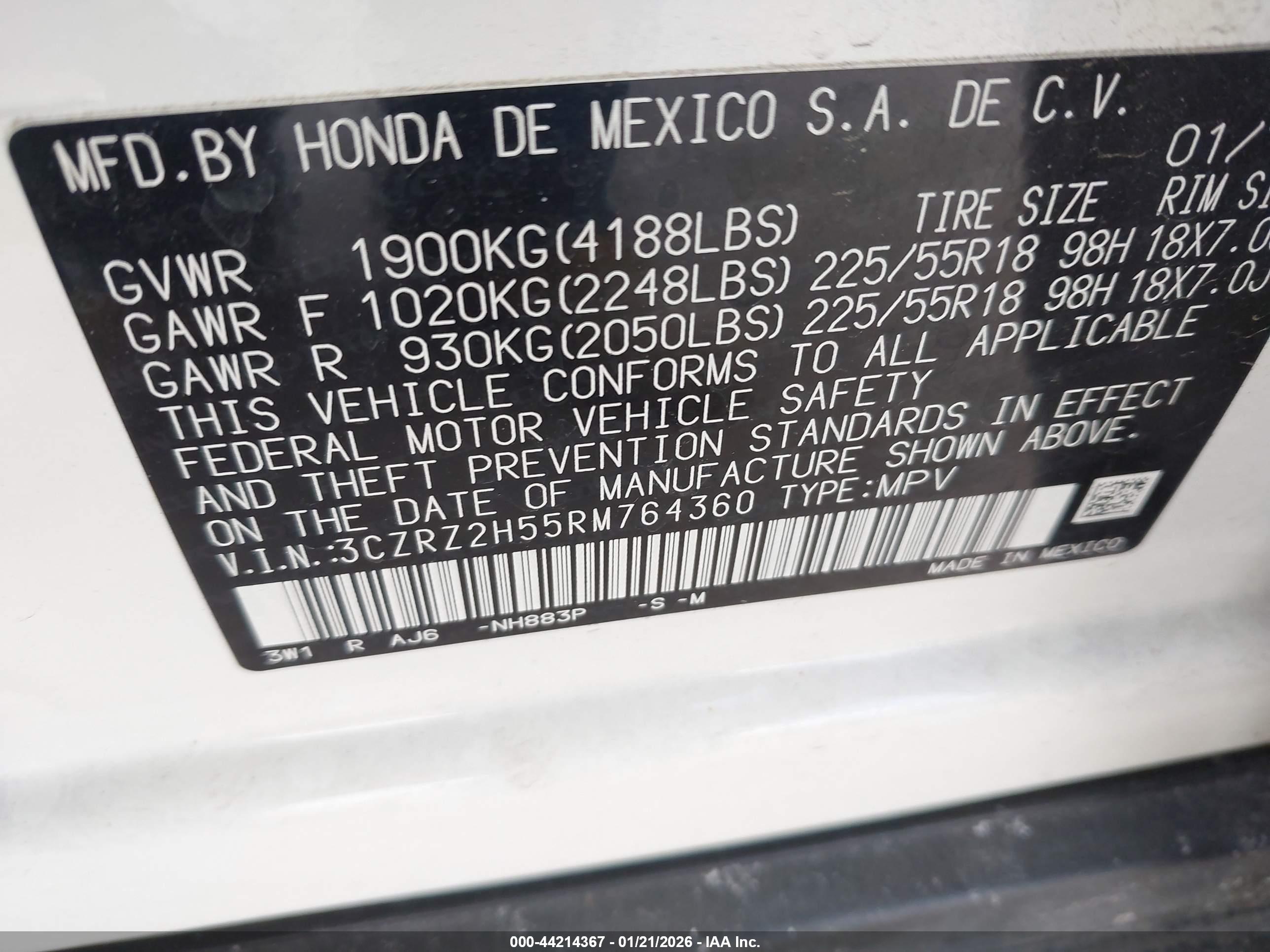 HONDA HR-V image 9