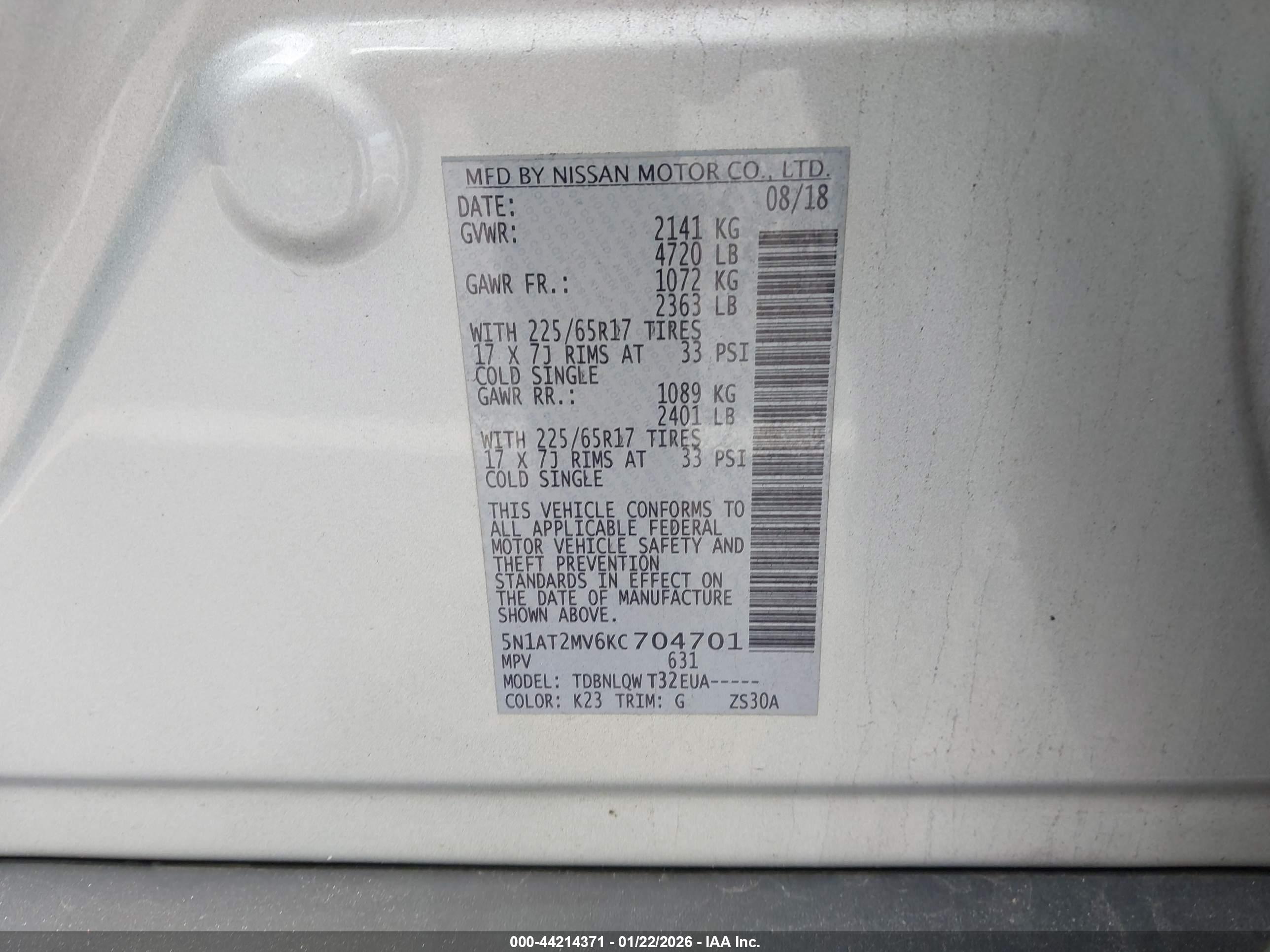 NISSAN ROGUE image 9