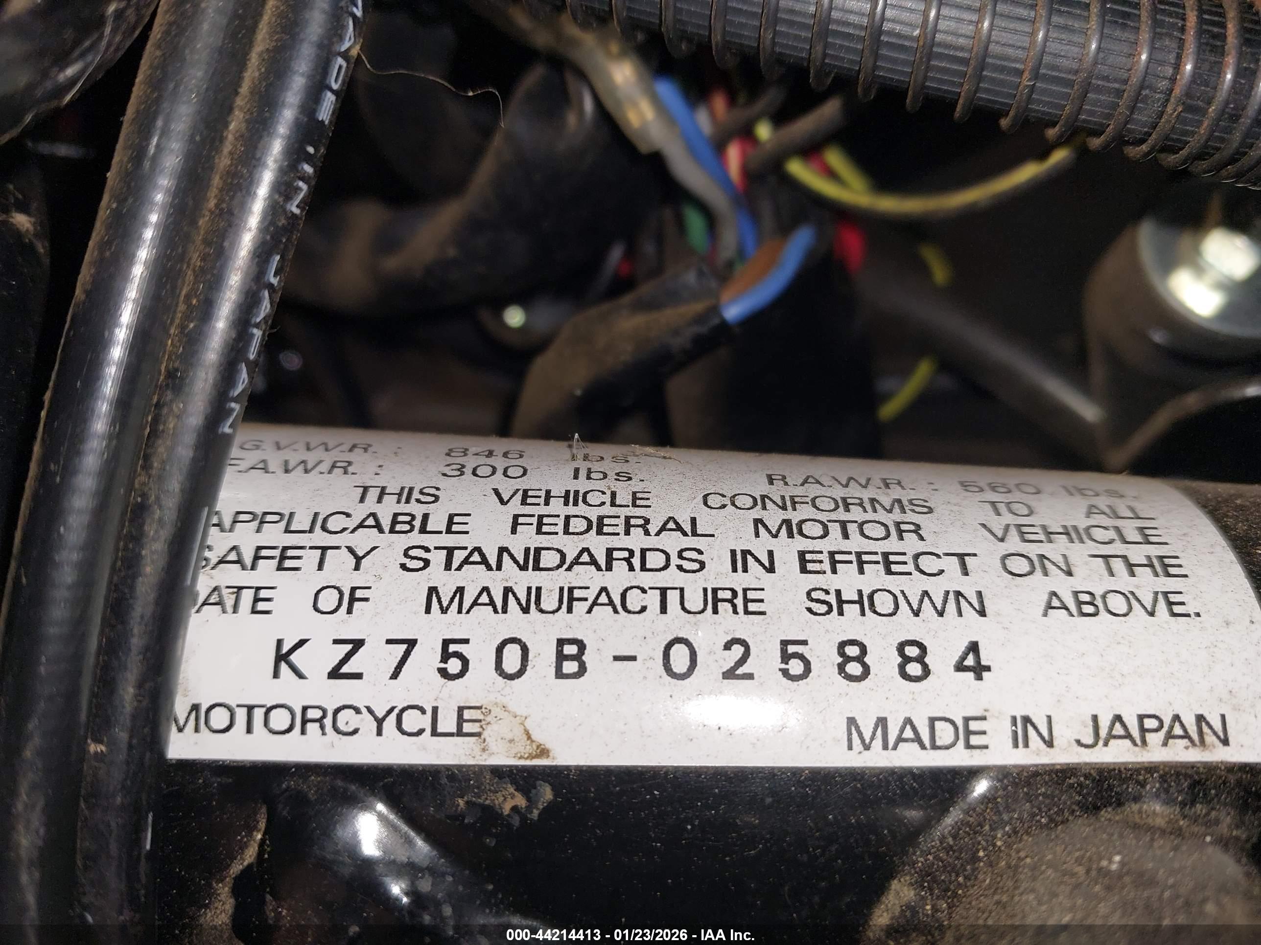 KAWASAKI VN750 image 10