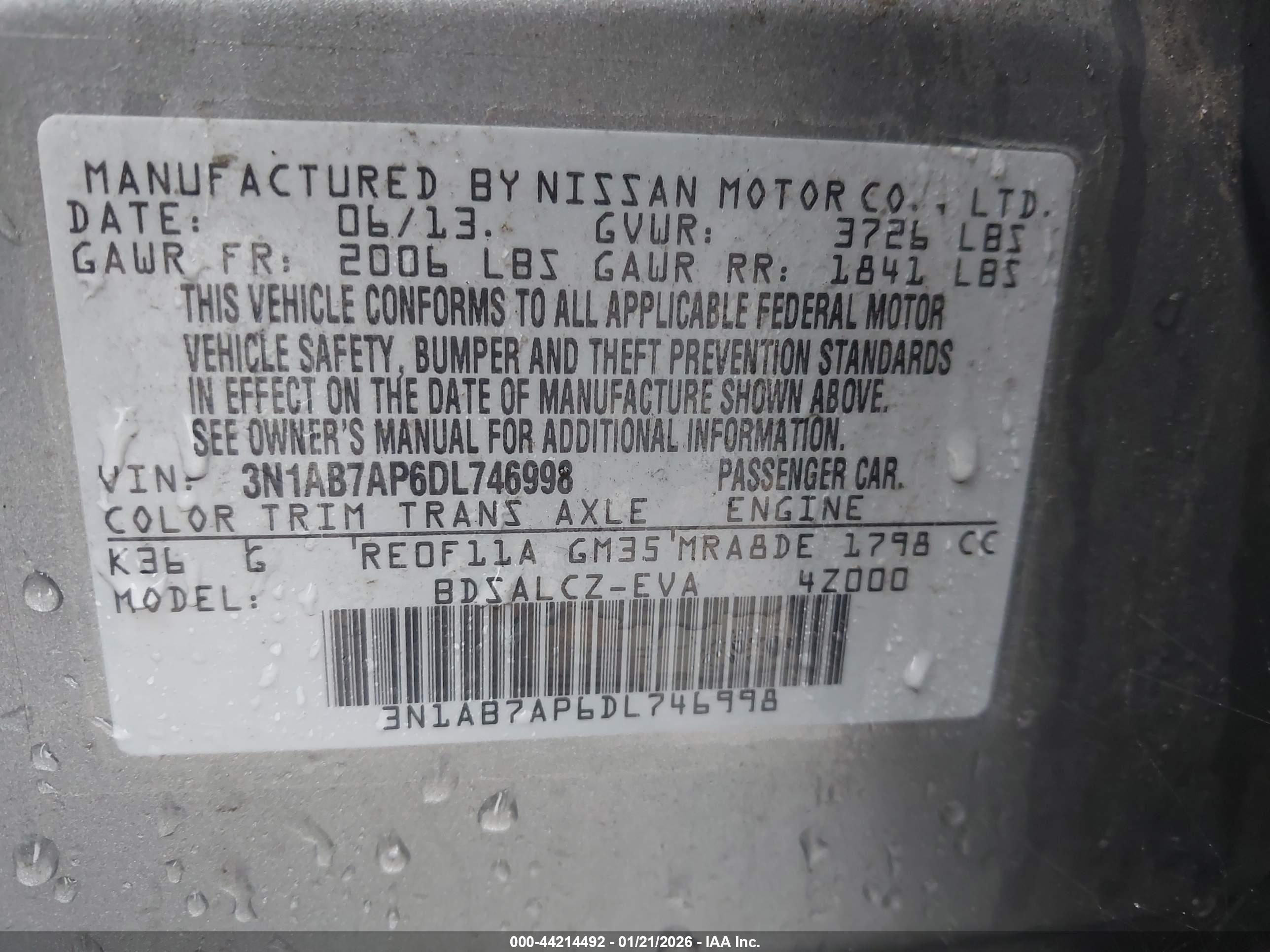 NISSAN SENTRA image 9