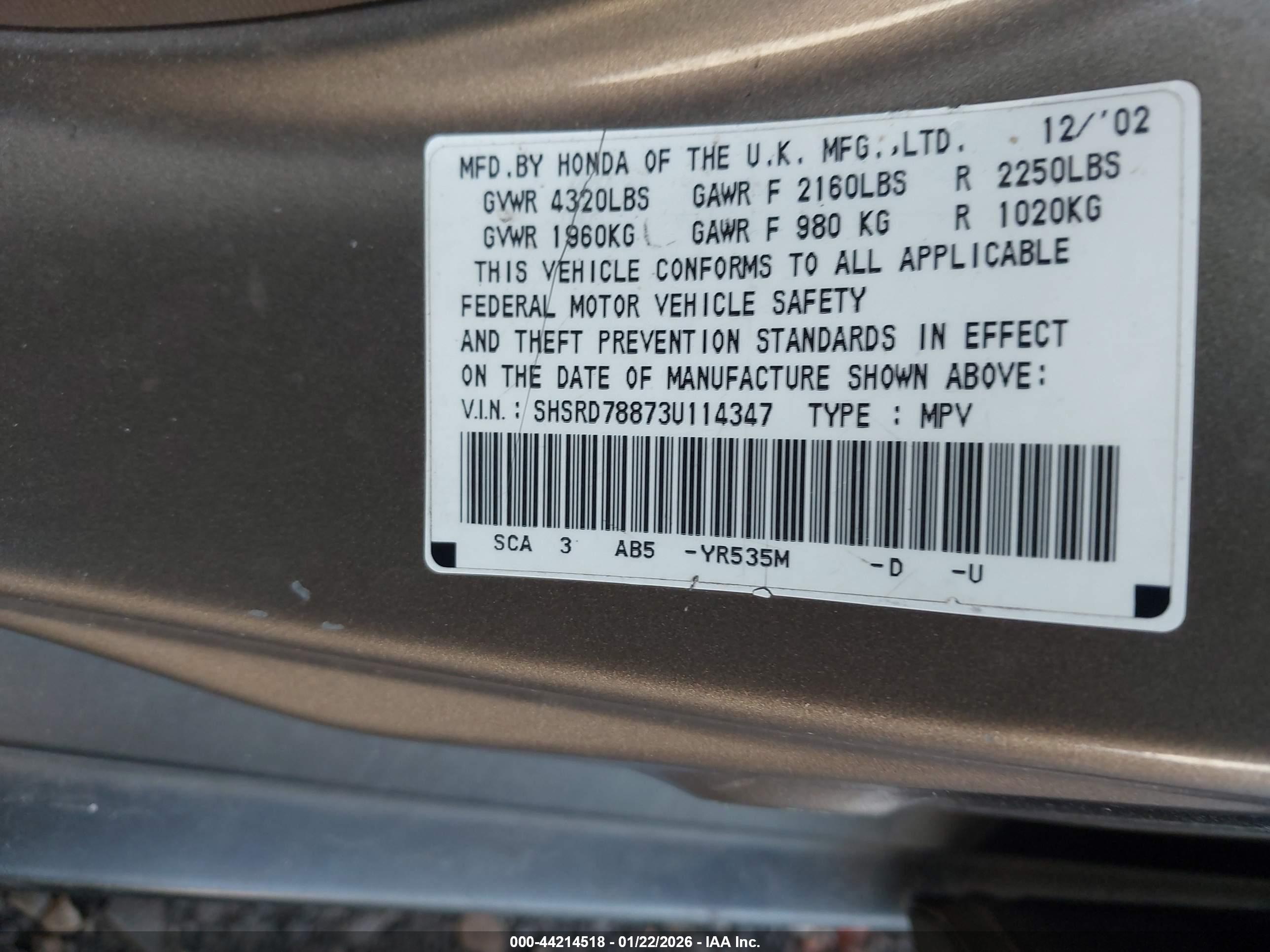 HONDA CR-V image 9