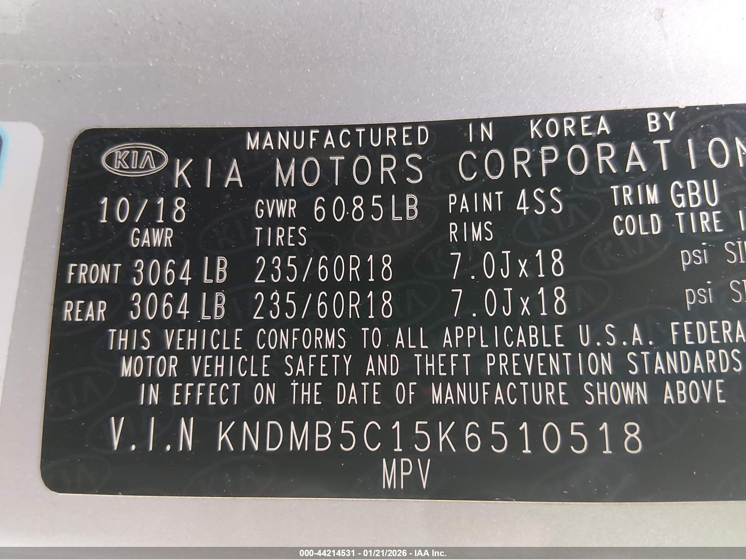 KIA SEDONA image 9