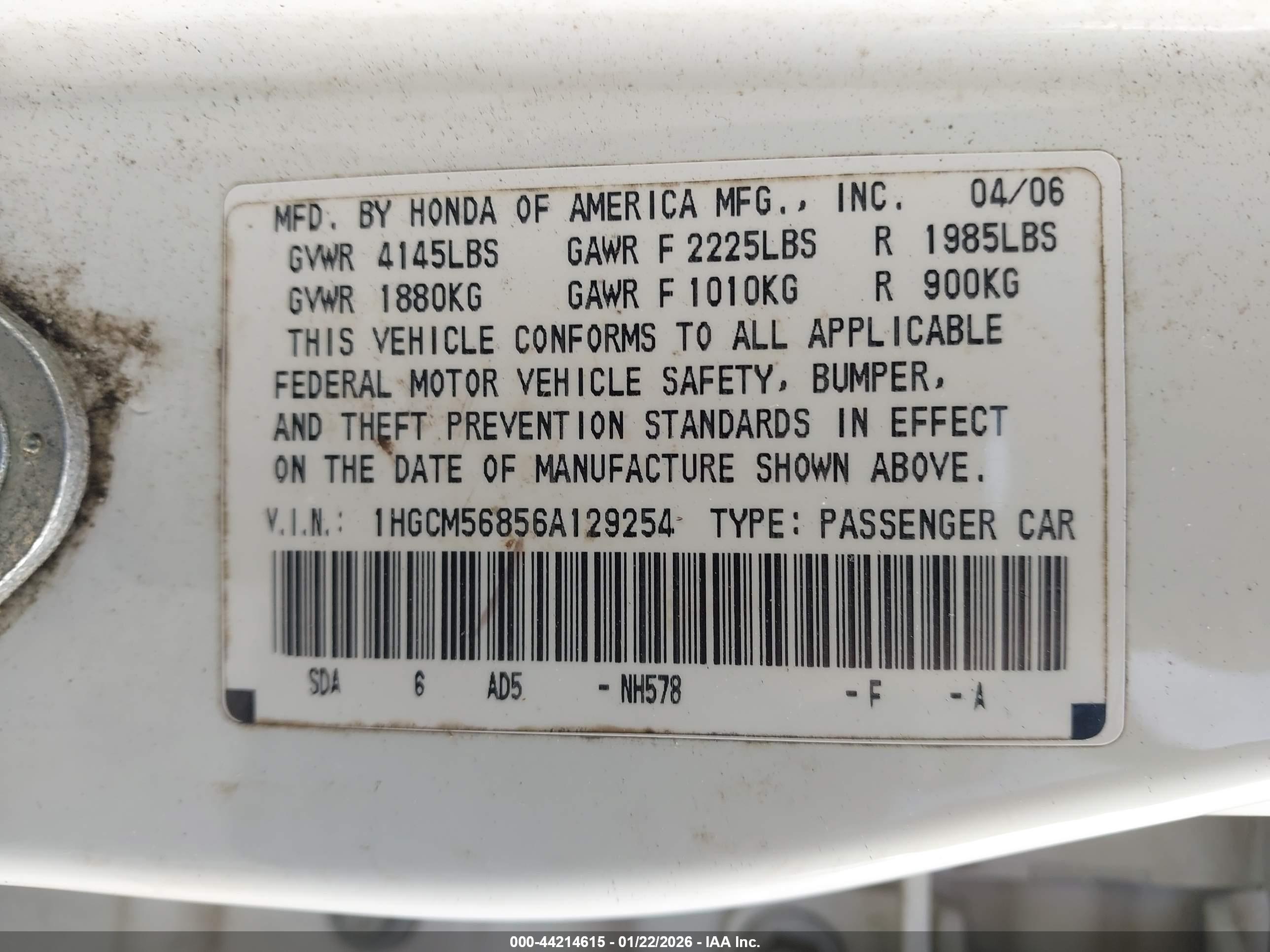 HONDA ACCORD image 9