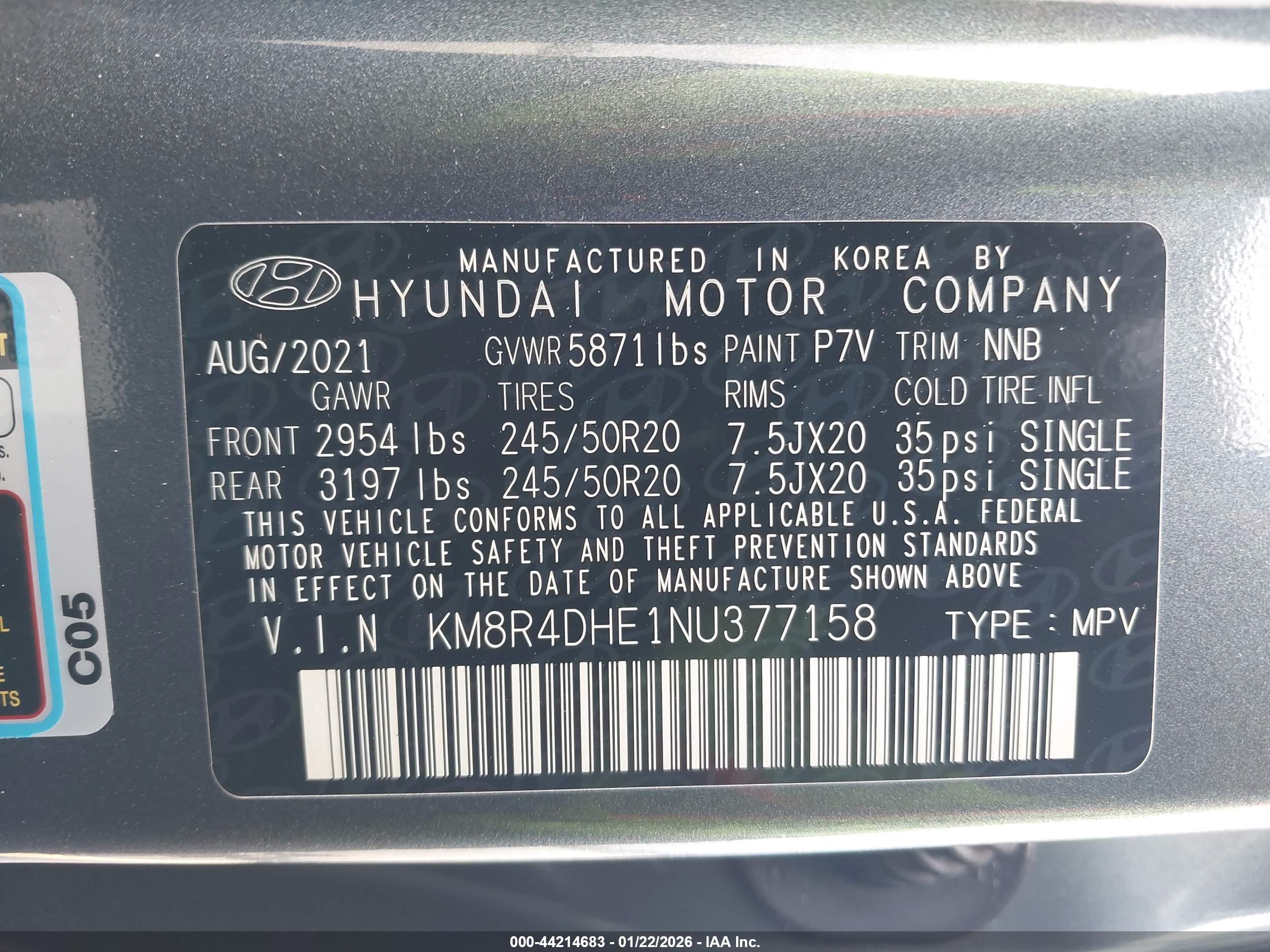 HYUNDAI PALISADE image 9