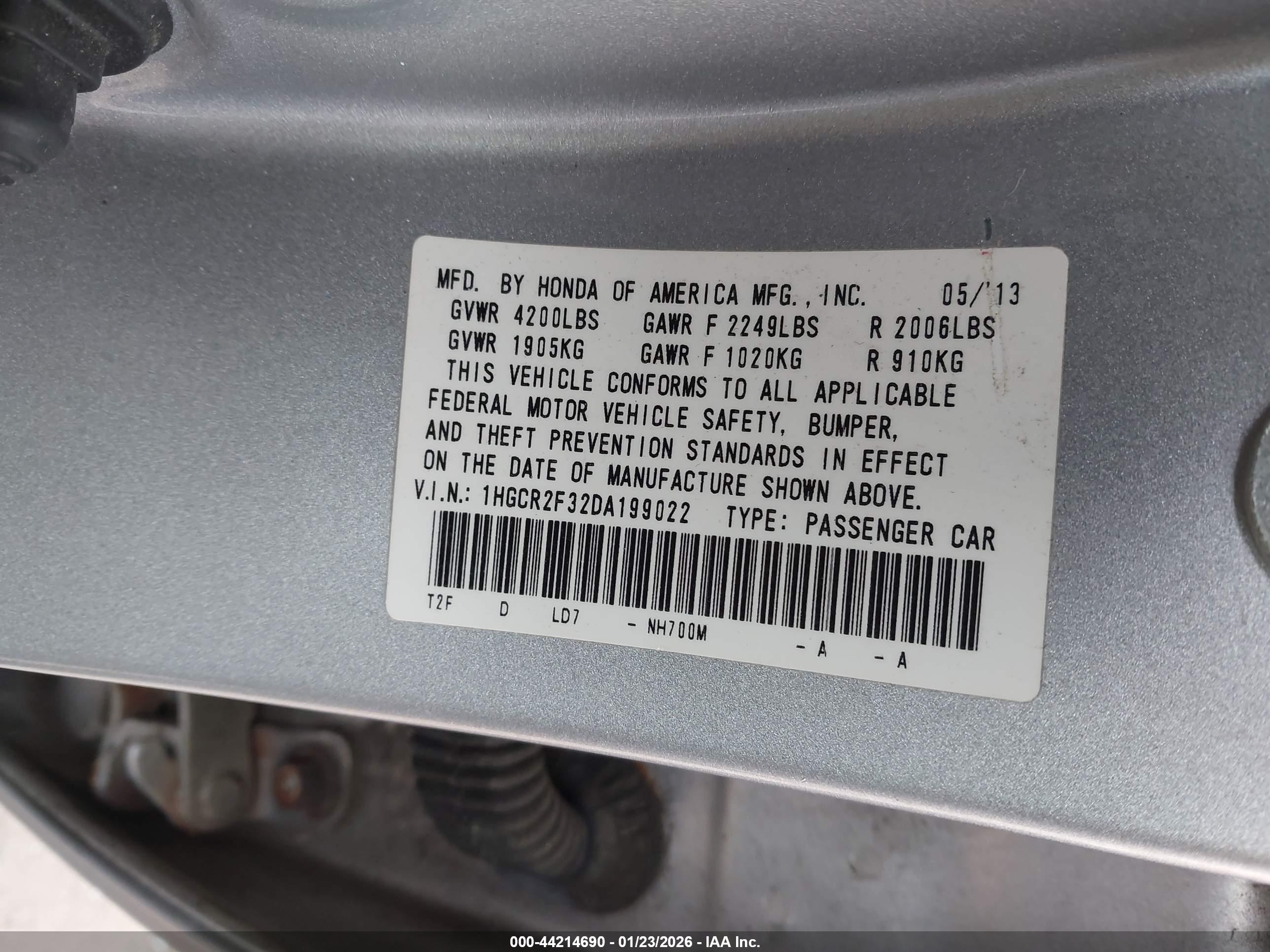 HONDA ACCORD image 9