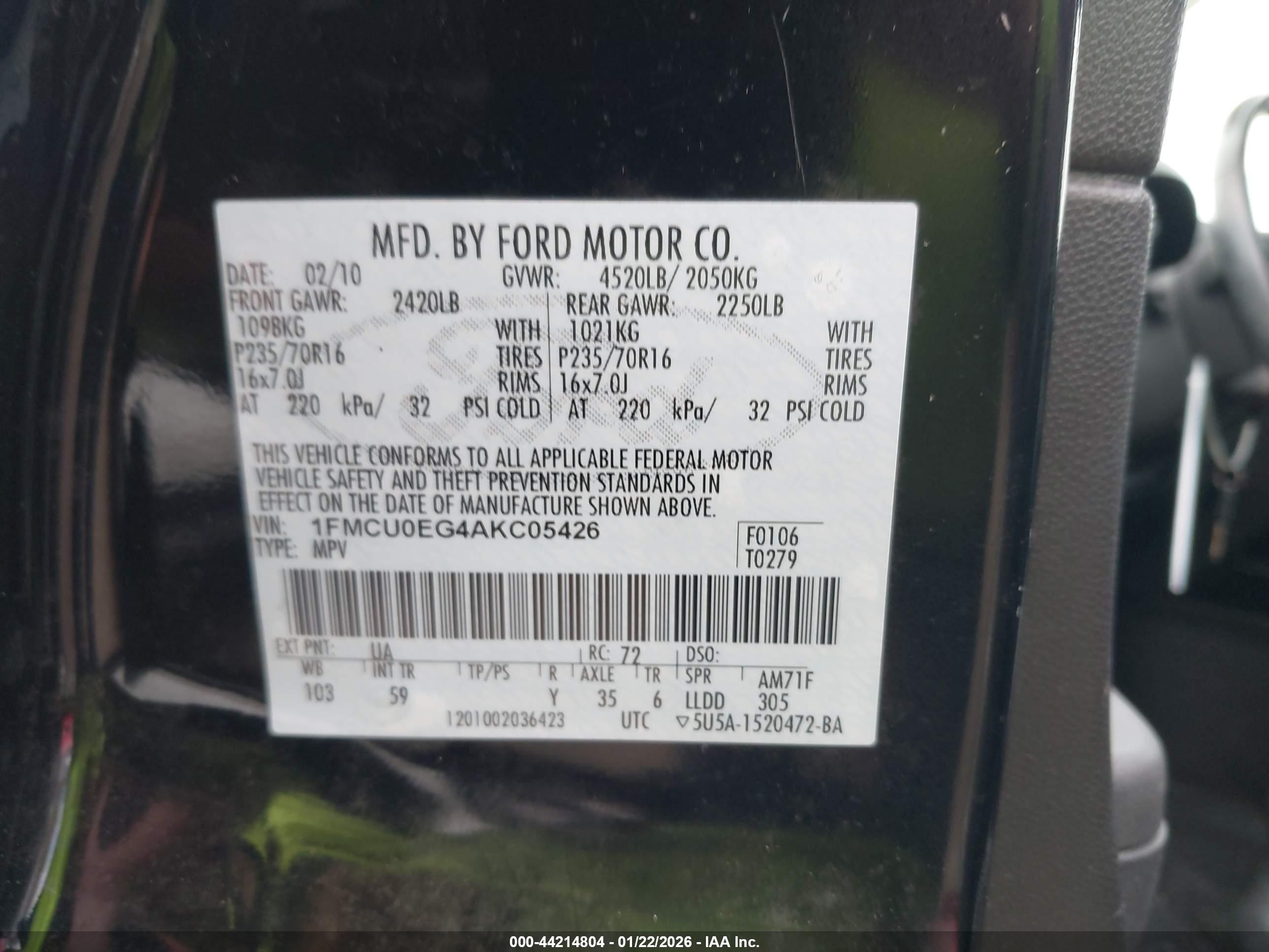 FORD ESCAPE image 9