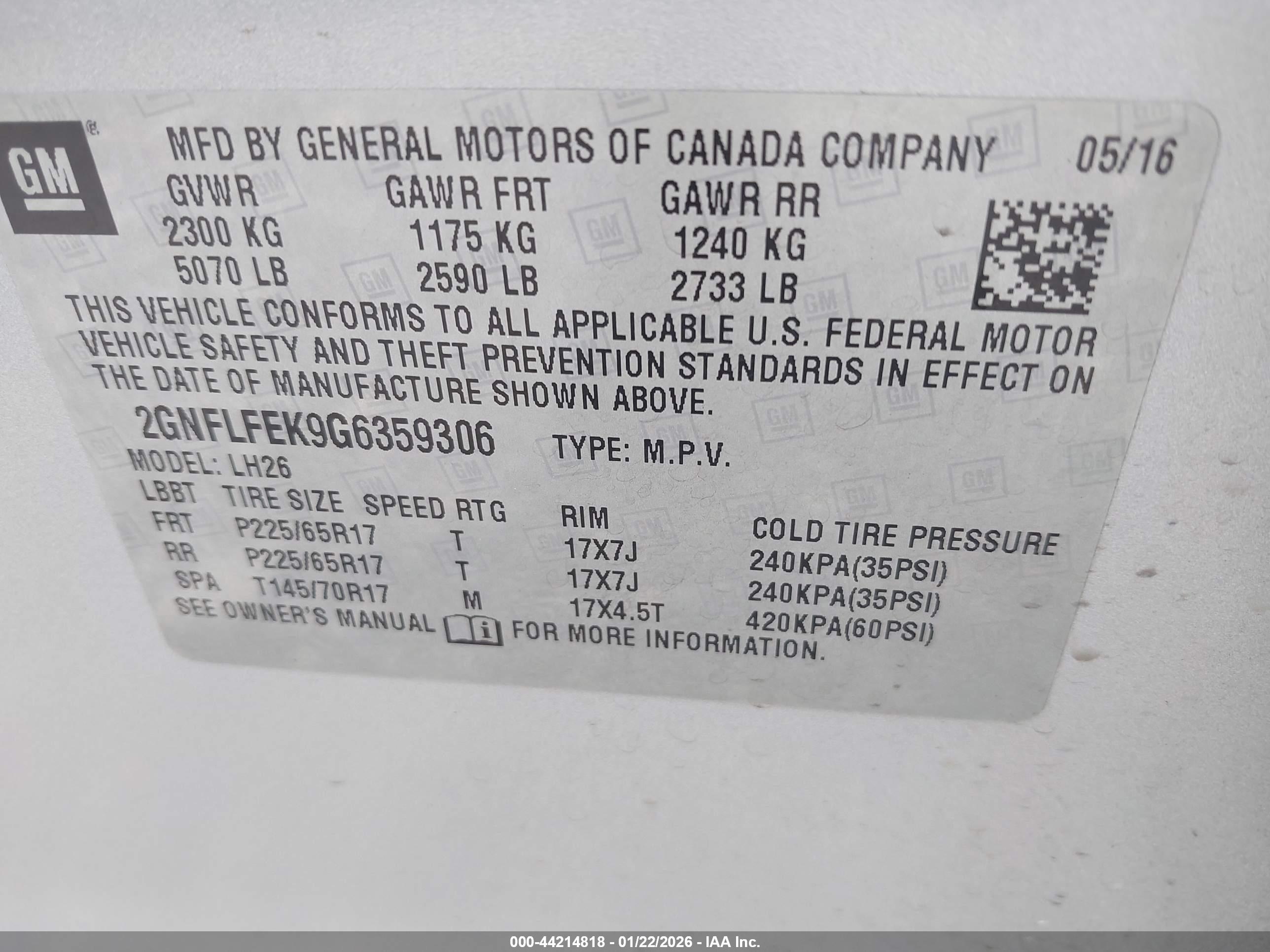 CHEVROLET EQUINOX image 9