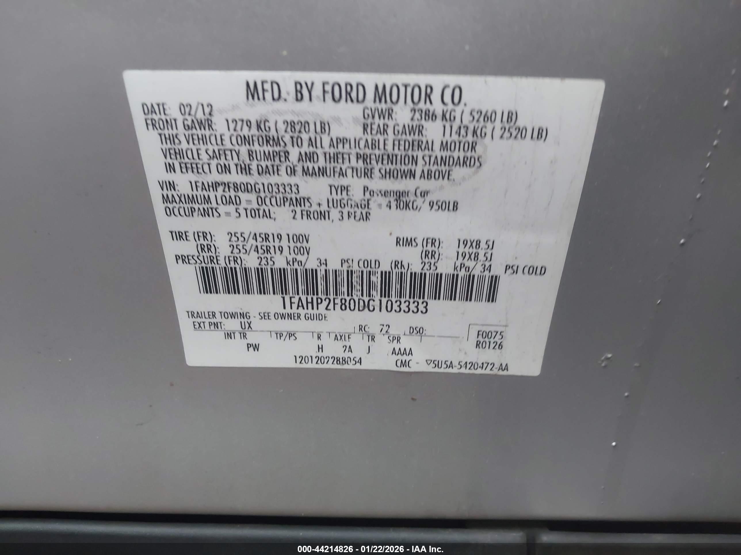FORD TAURUS image 9