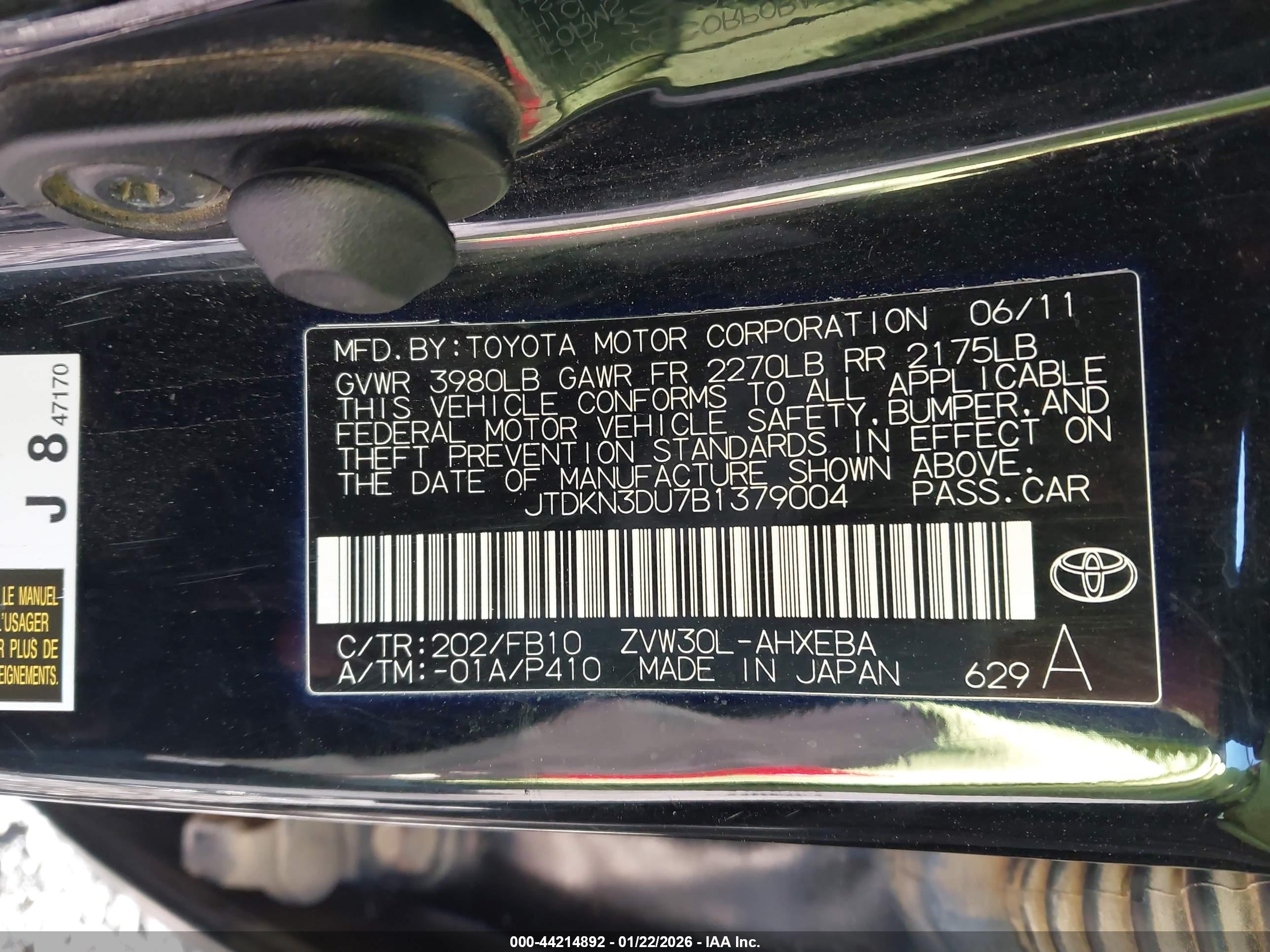 TOYOTA PRIUS image 9