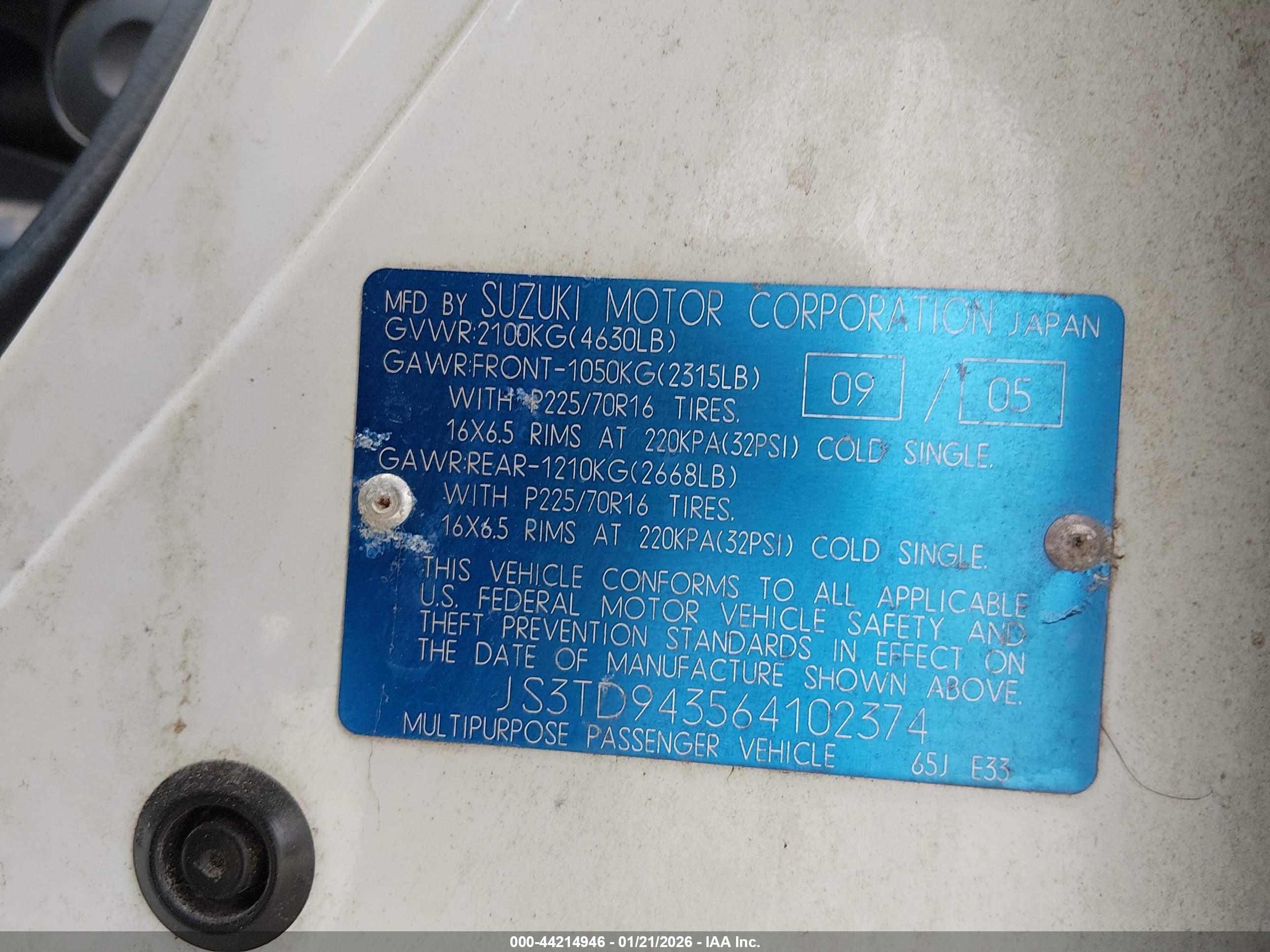 SUZUKI GRAND image 9