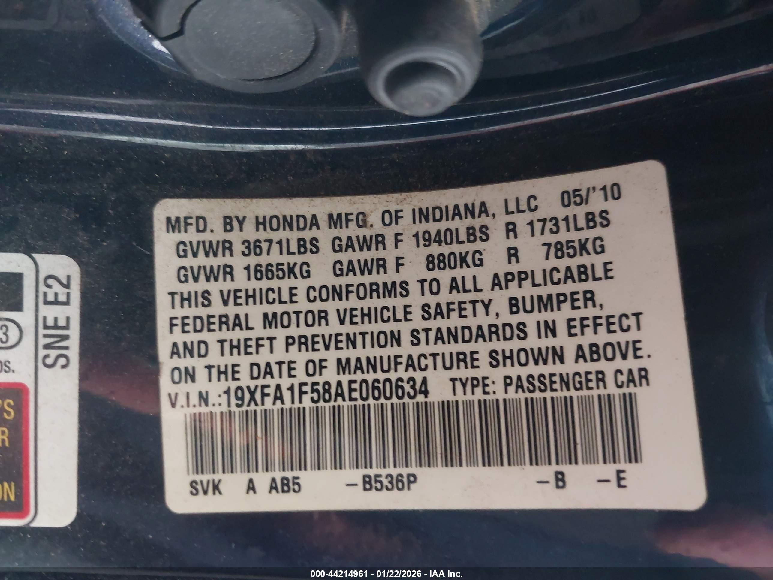 HONDA CIVIC image 9