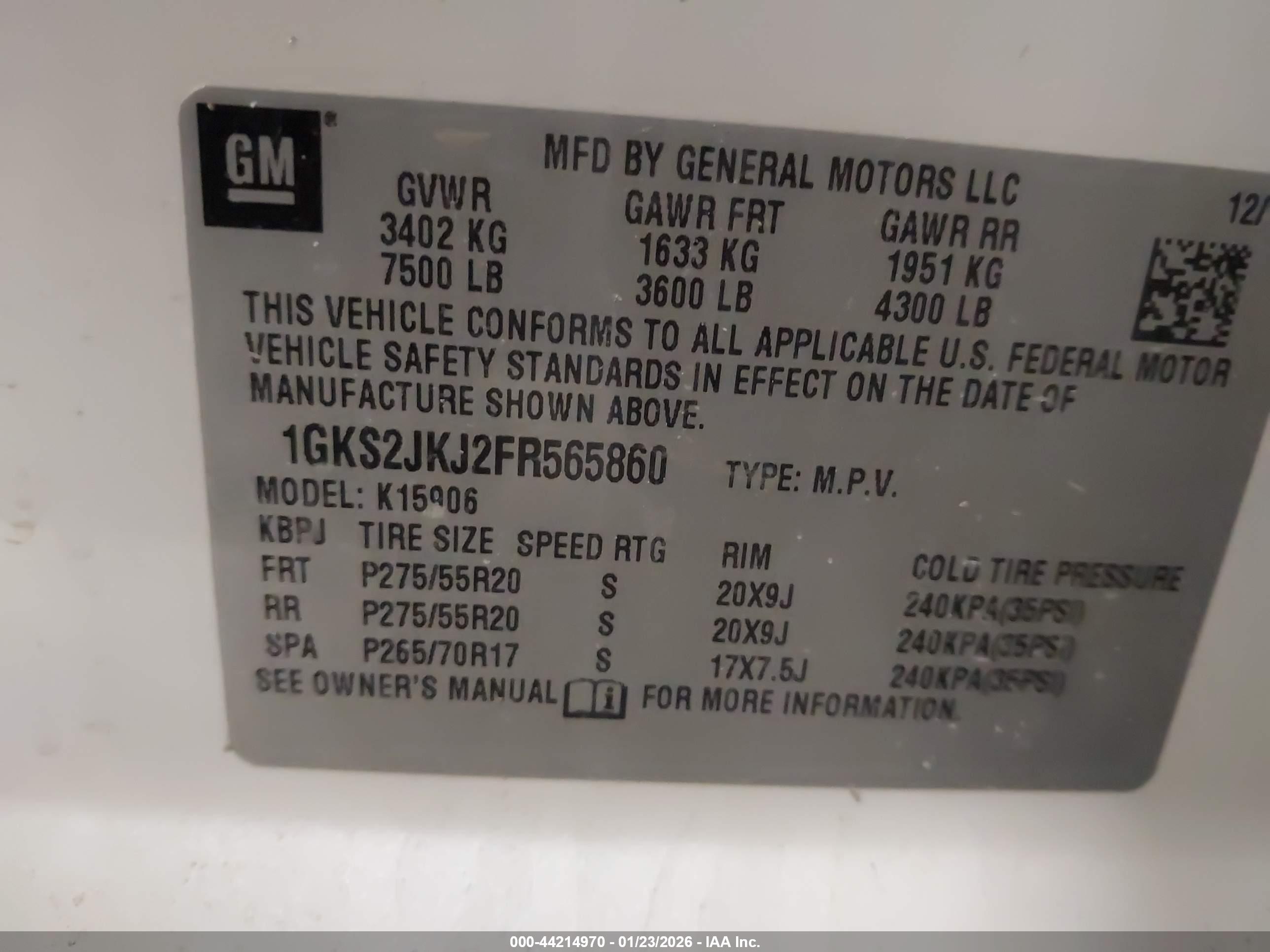 GMC YUKON image 9
