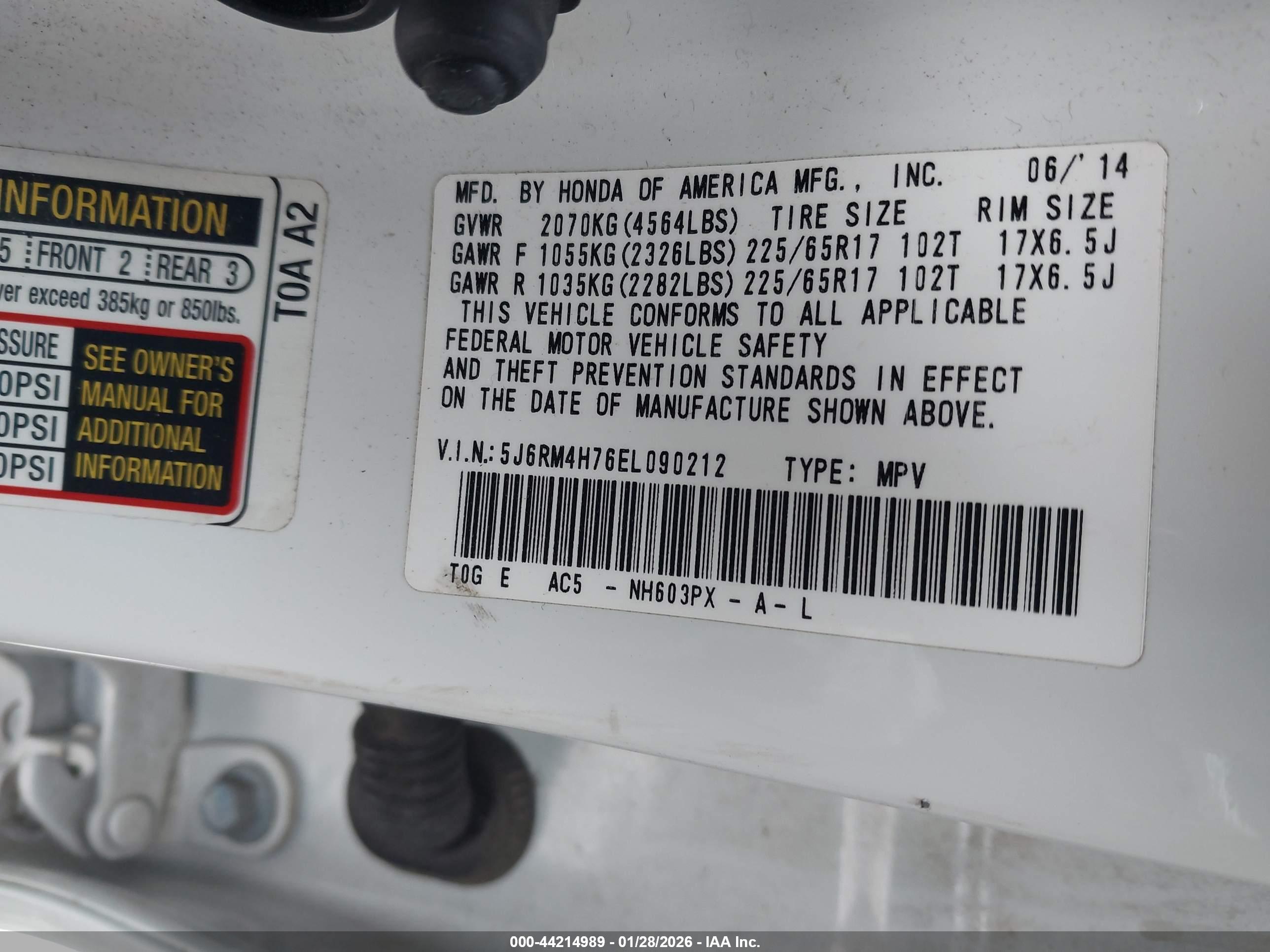 HONDA CR-V image 9