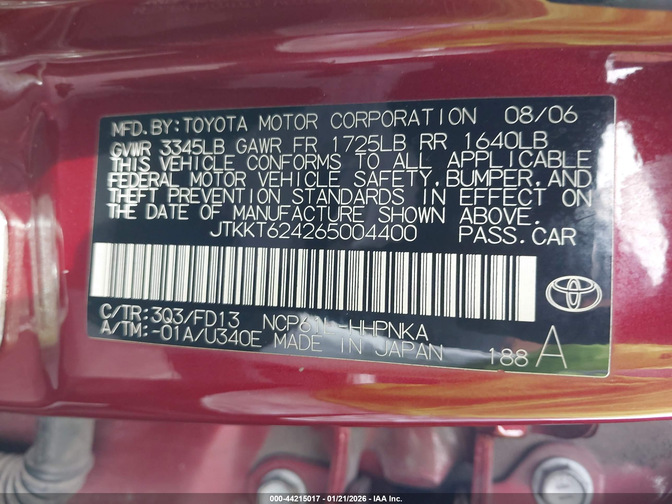 SCION XA image 9