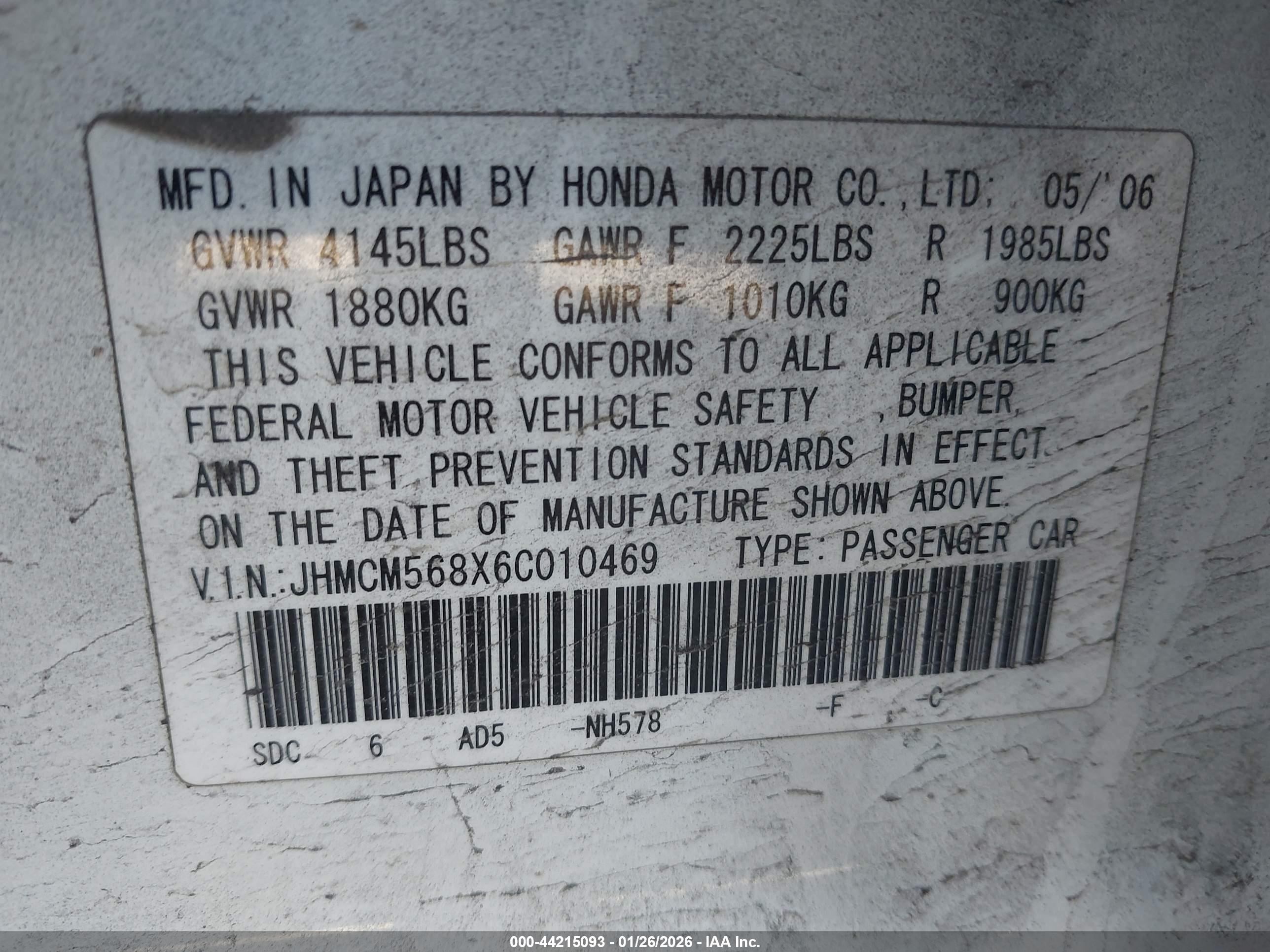 HONDA ACCORD image 9