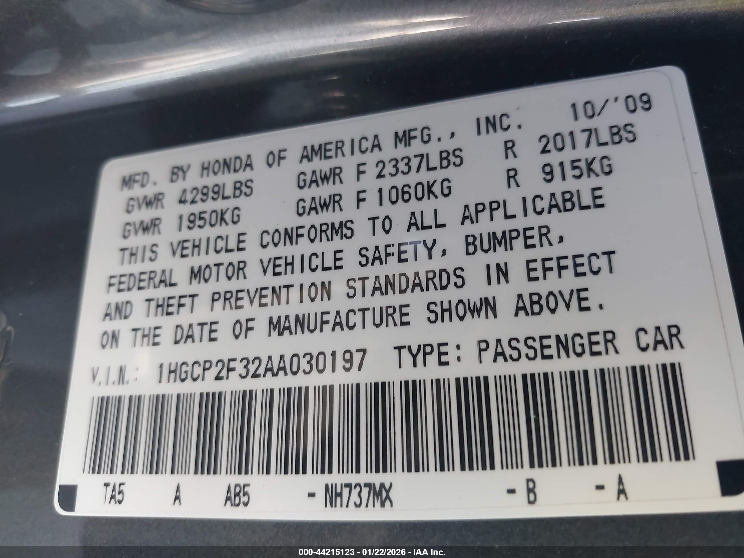 HONDA ACCORD image 9