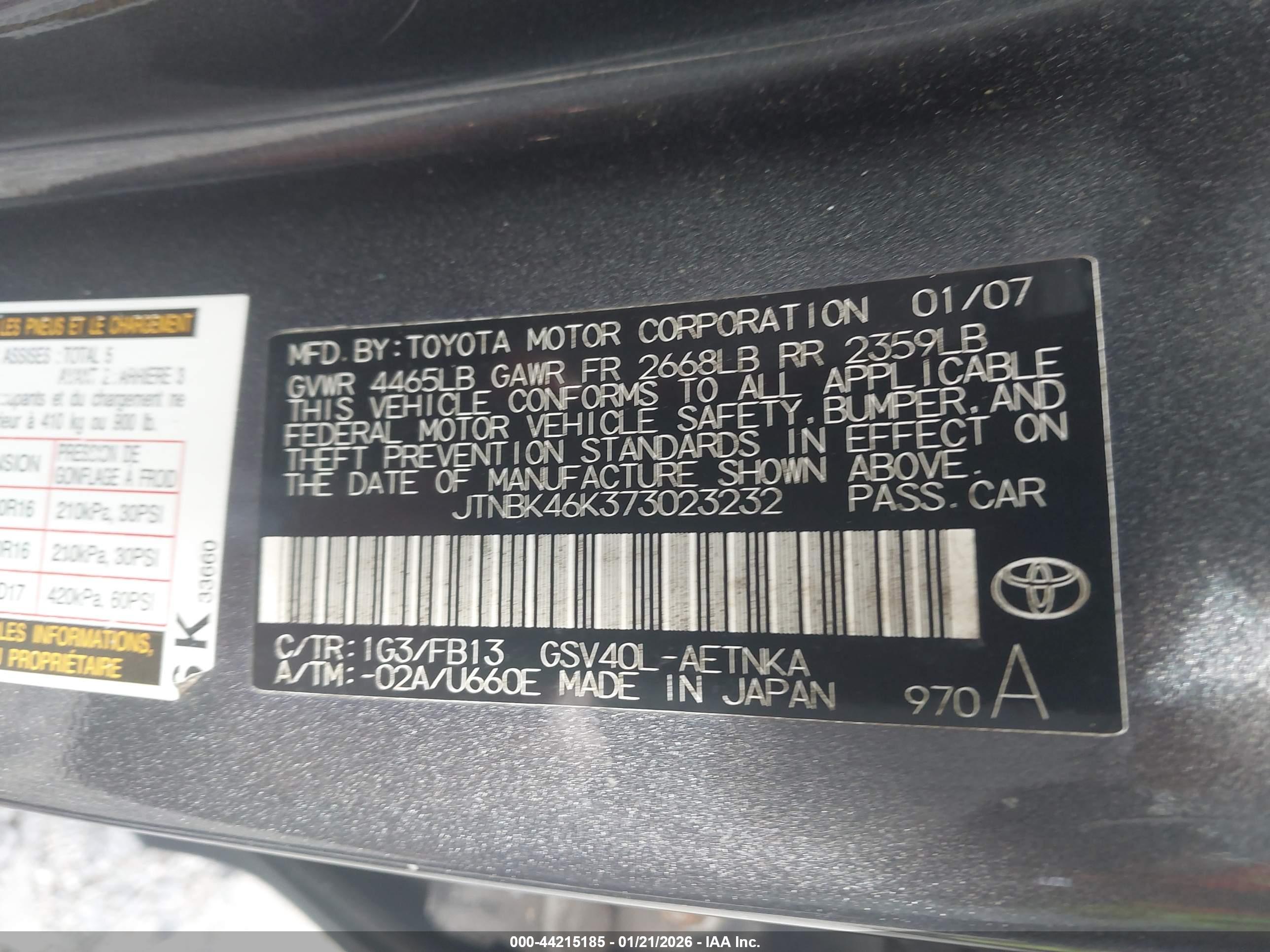 TOYOTA CAMRY image 9