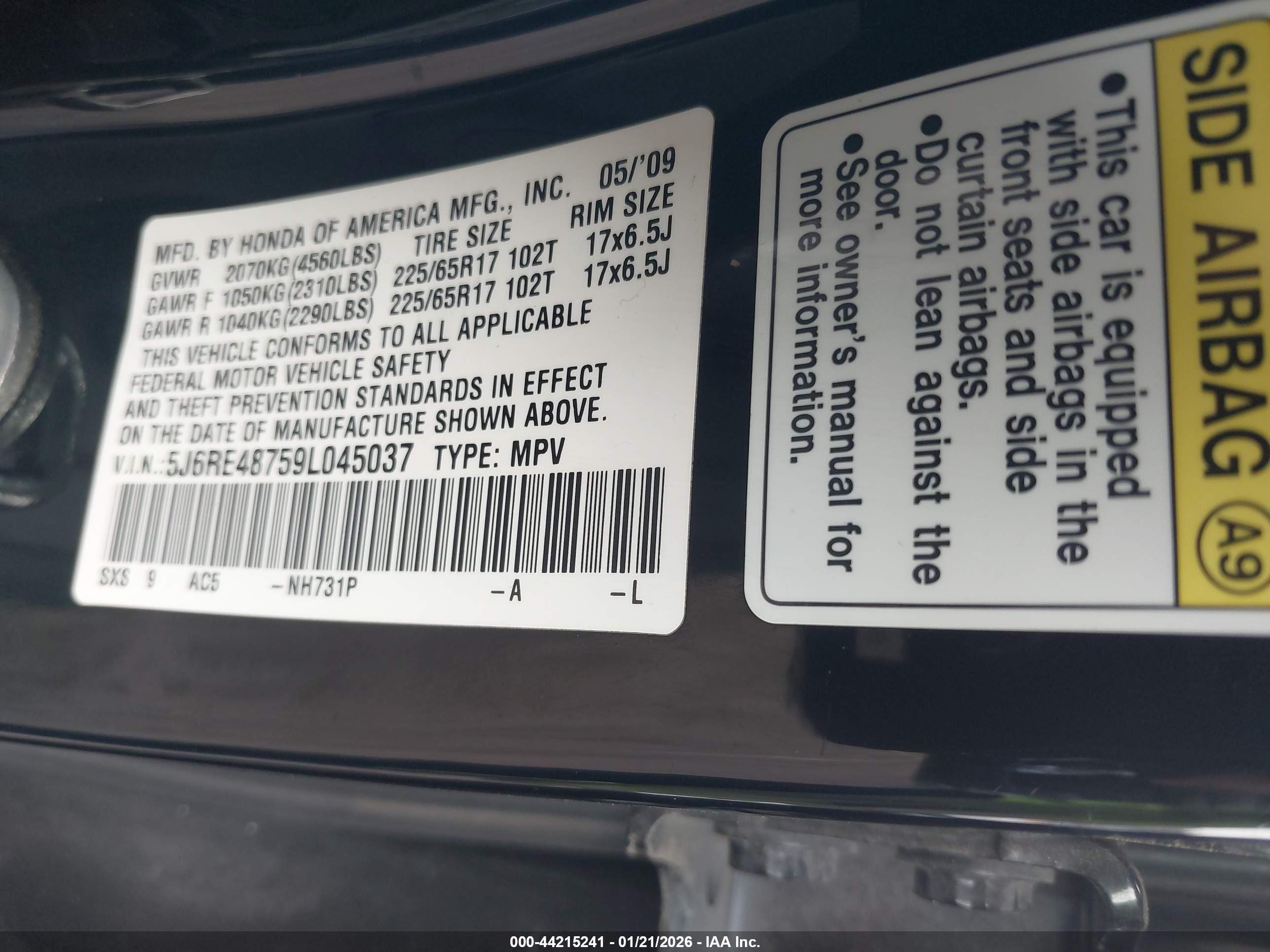 HONDA CR-V image 9