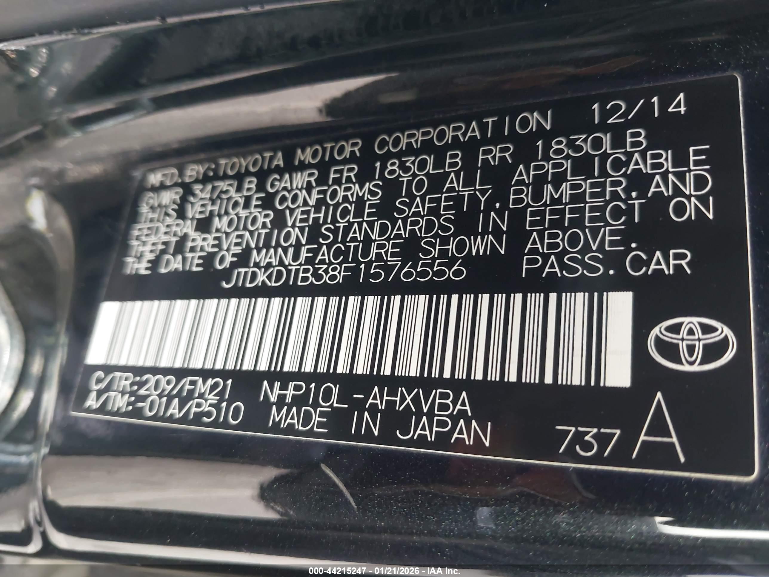 TOYOTA PRIUS image 9