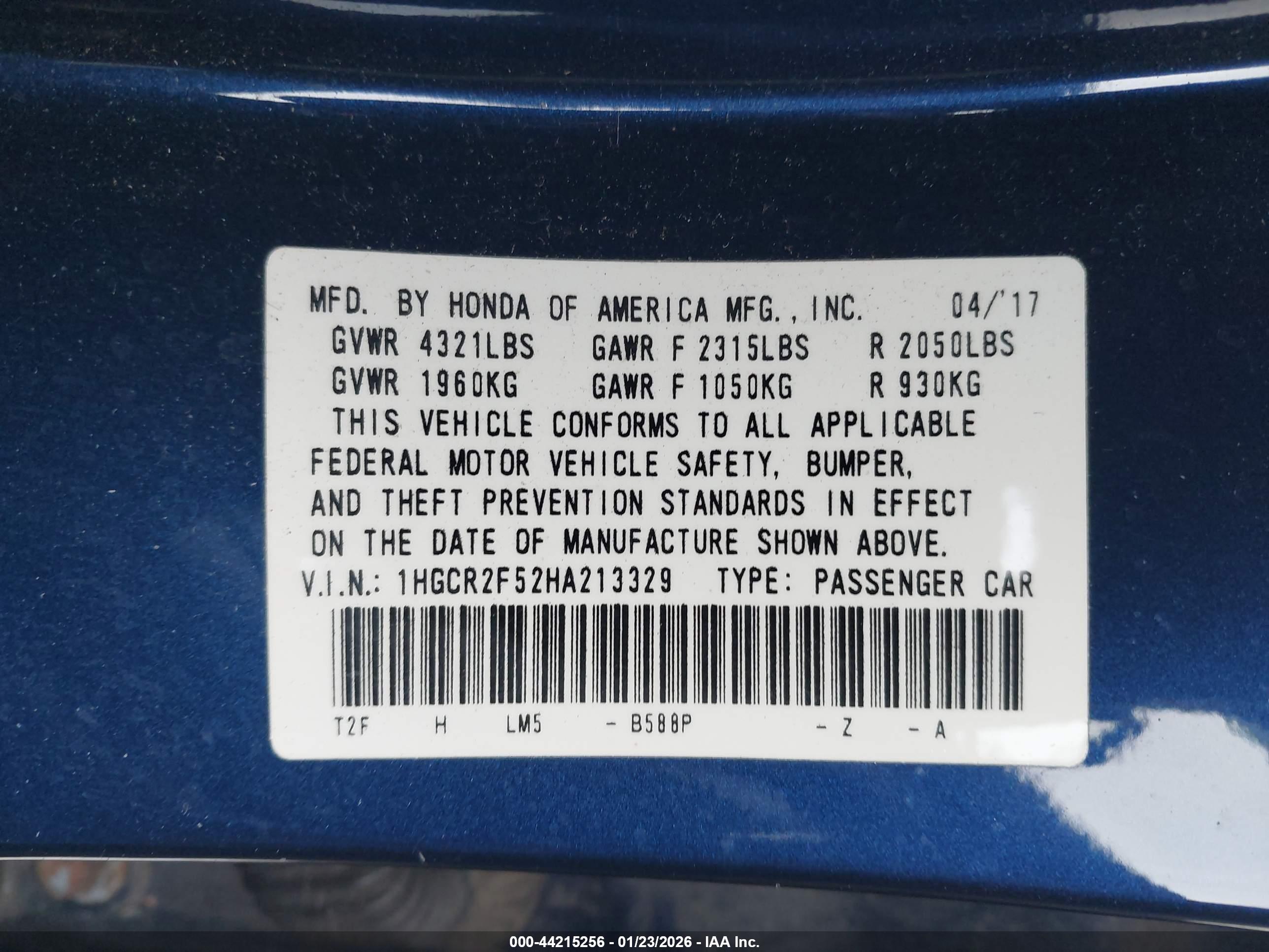 HONDA ACCORD image 9