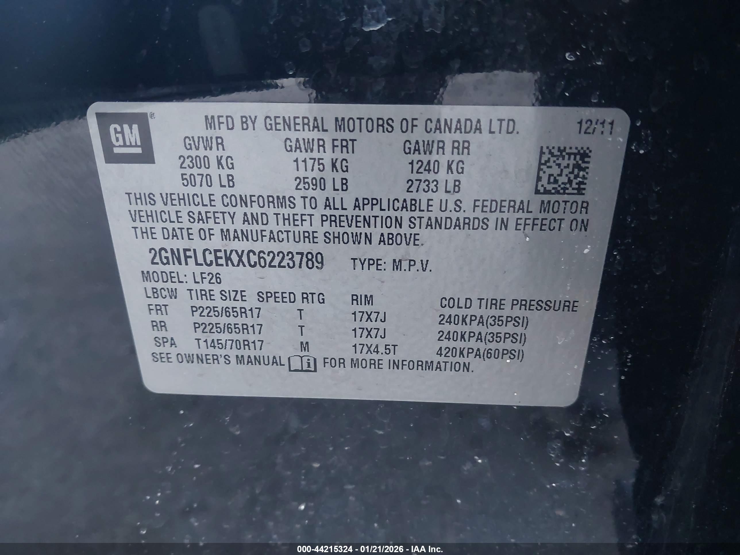 CHEVROLET EQUINOX image 9