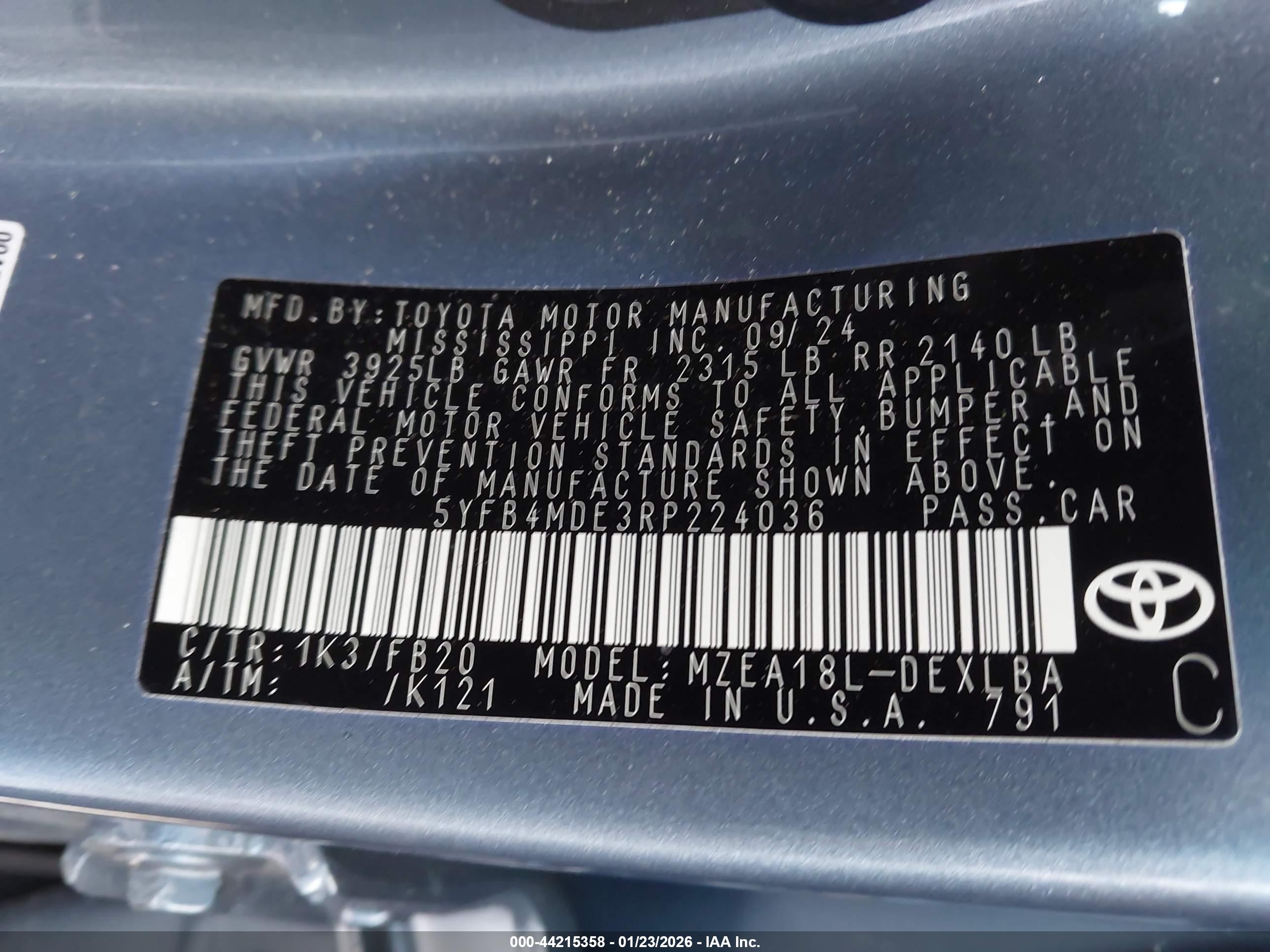 TOYOTA COROLLA image 9