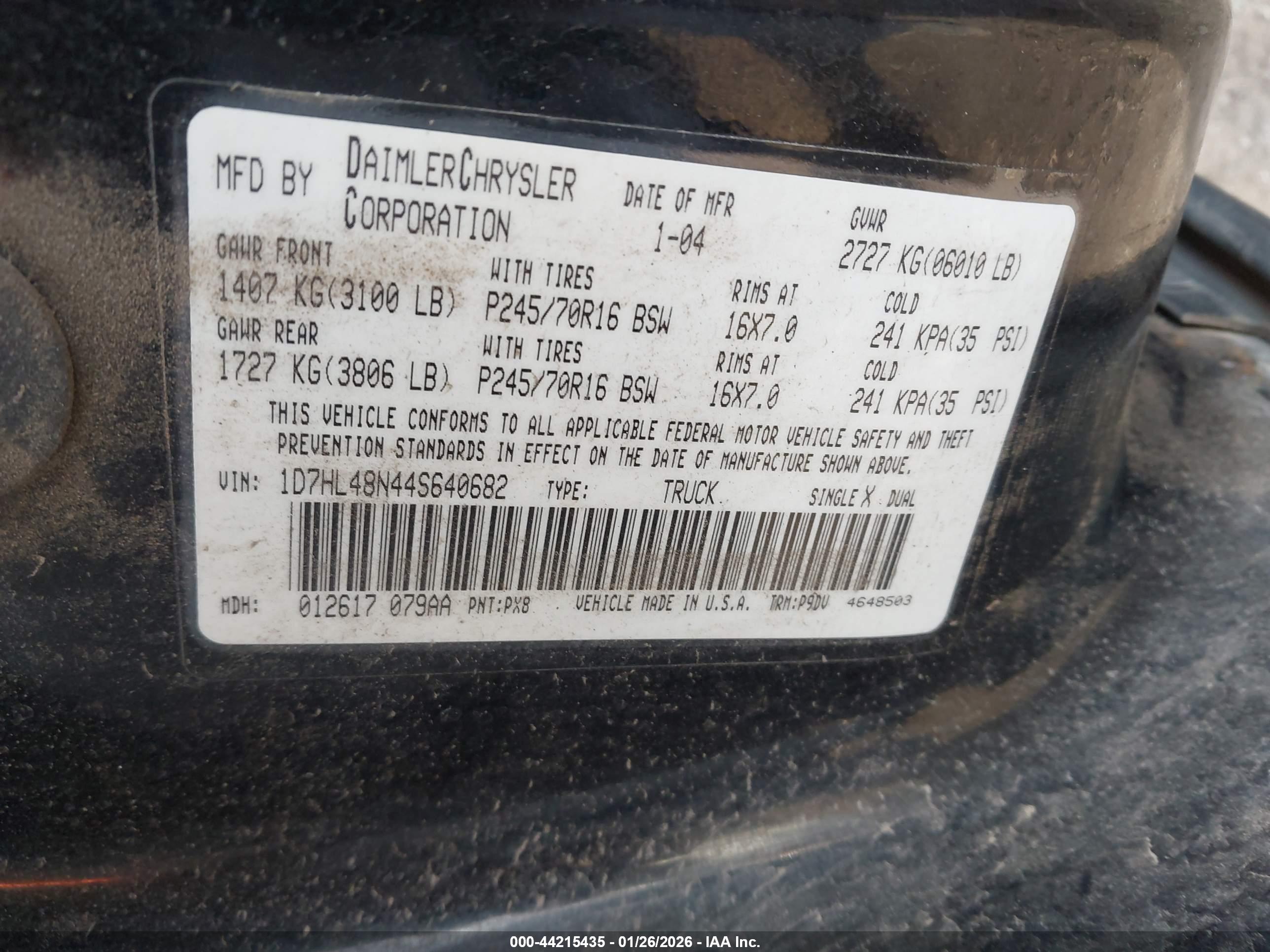 DODGE DAKOTA image 9