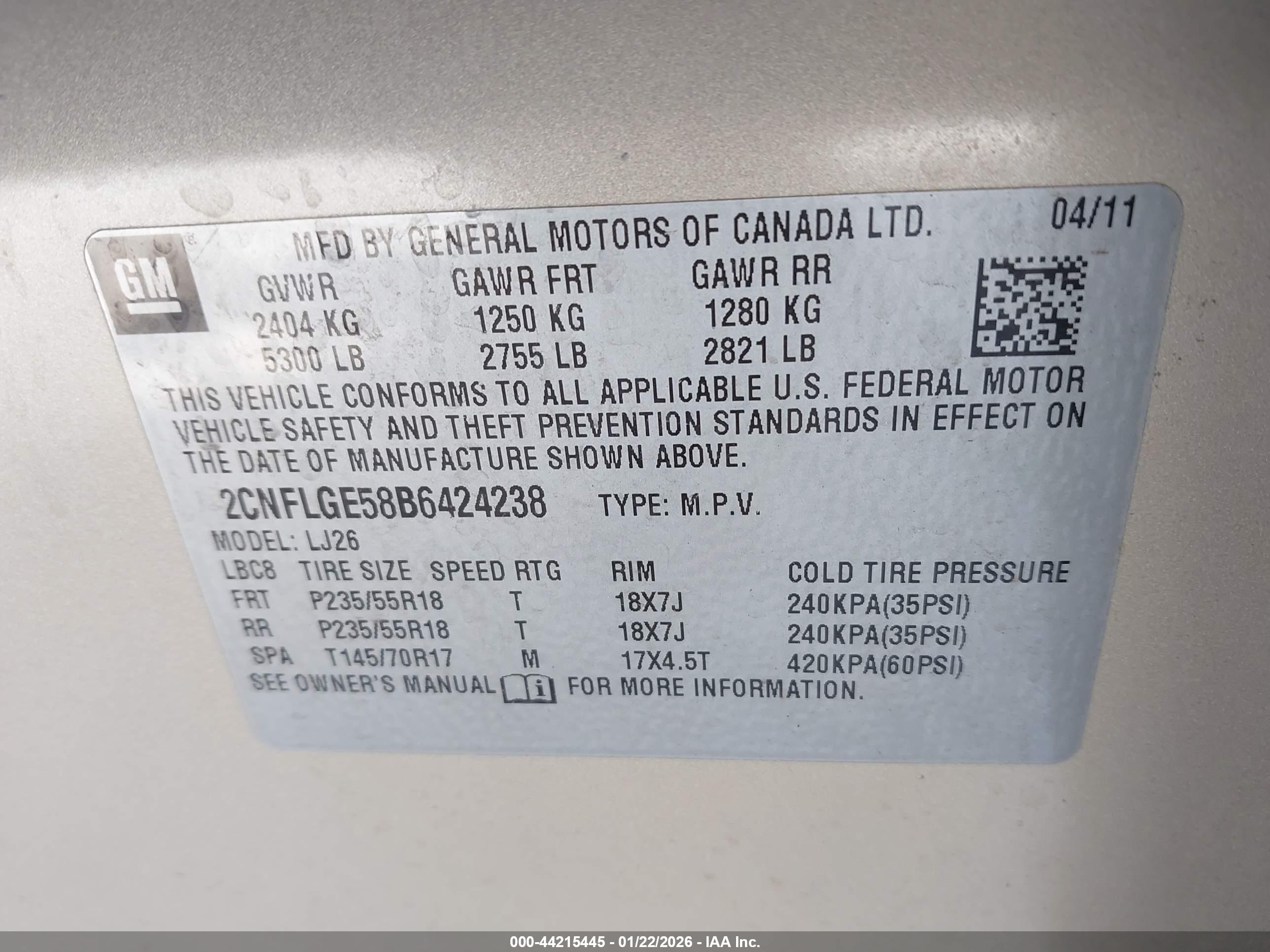 CHEVROLET EQUINOX image 9