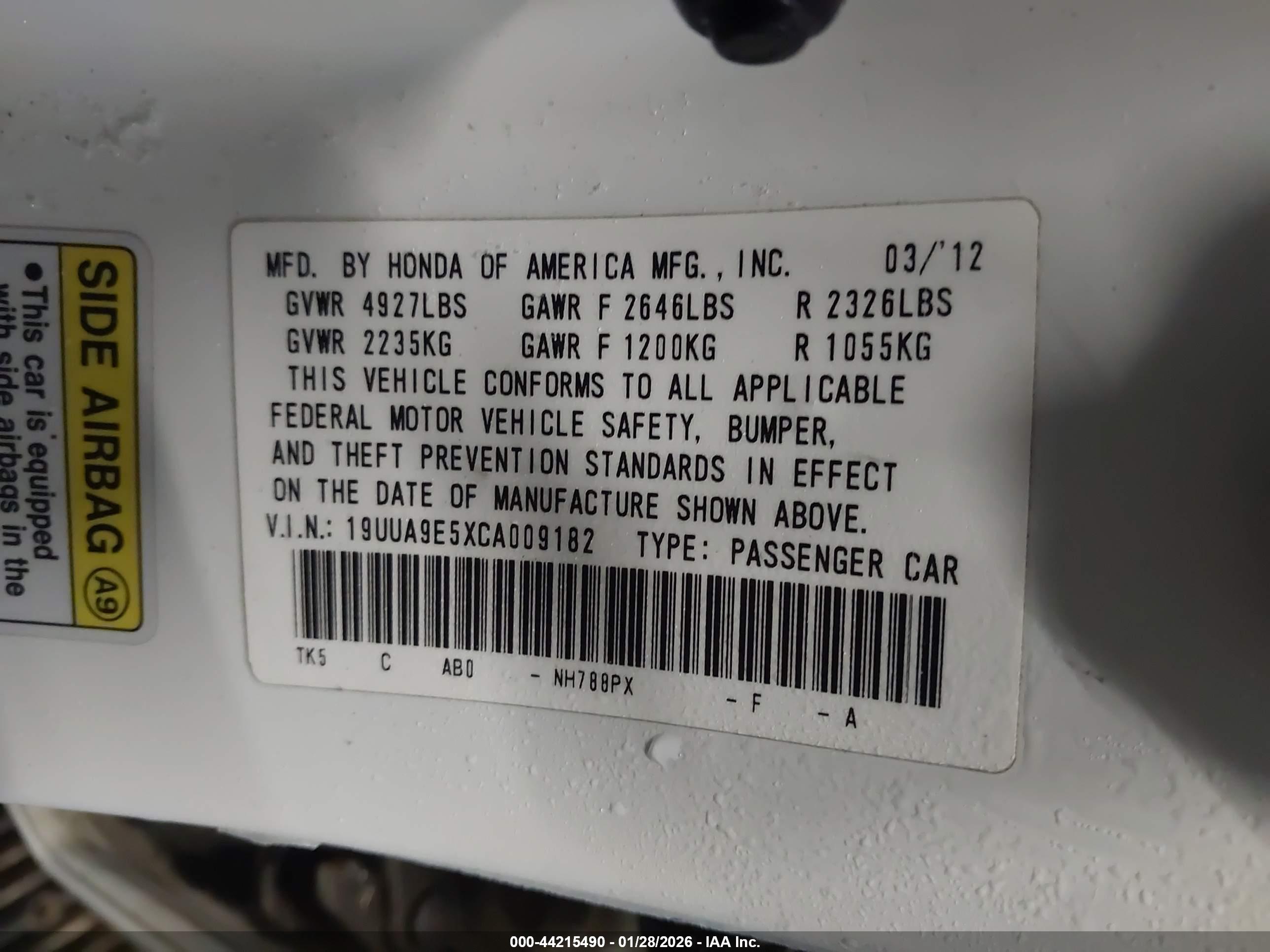 ACURA TL image 9