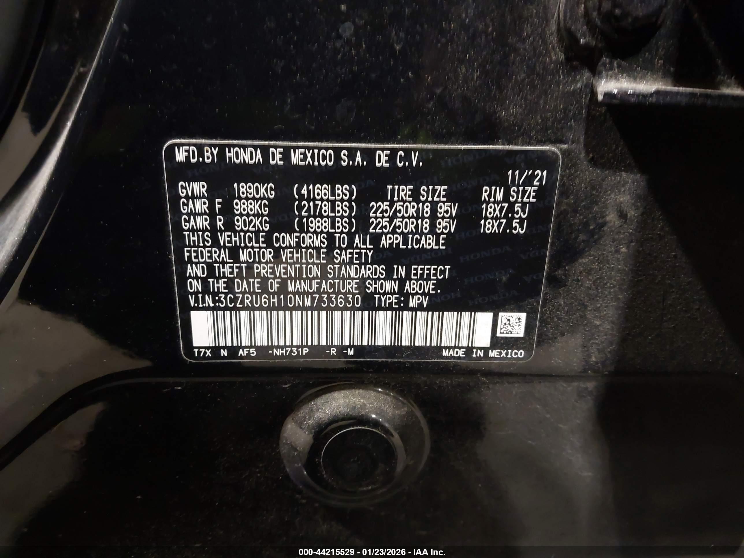 HONDA HR-V image 9